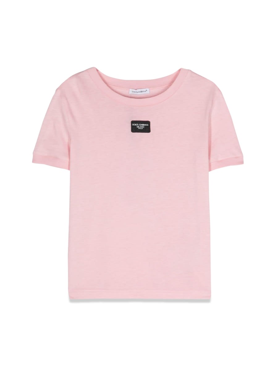 Dolce & Gabbana T-shirt In Pink