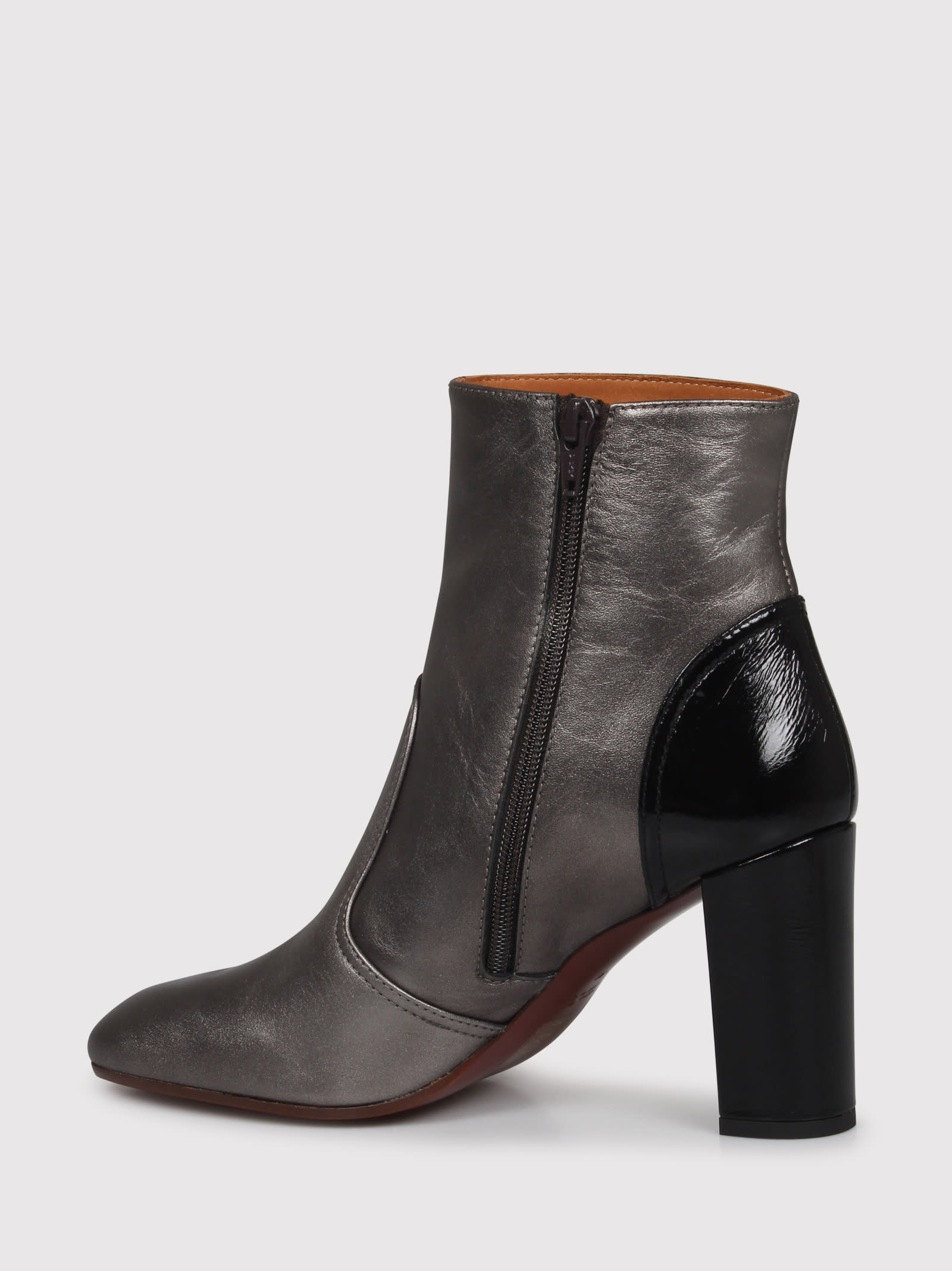 Shop Chie Mihara Eiza Ankle Boots In Grey