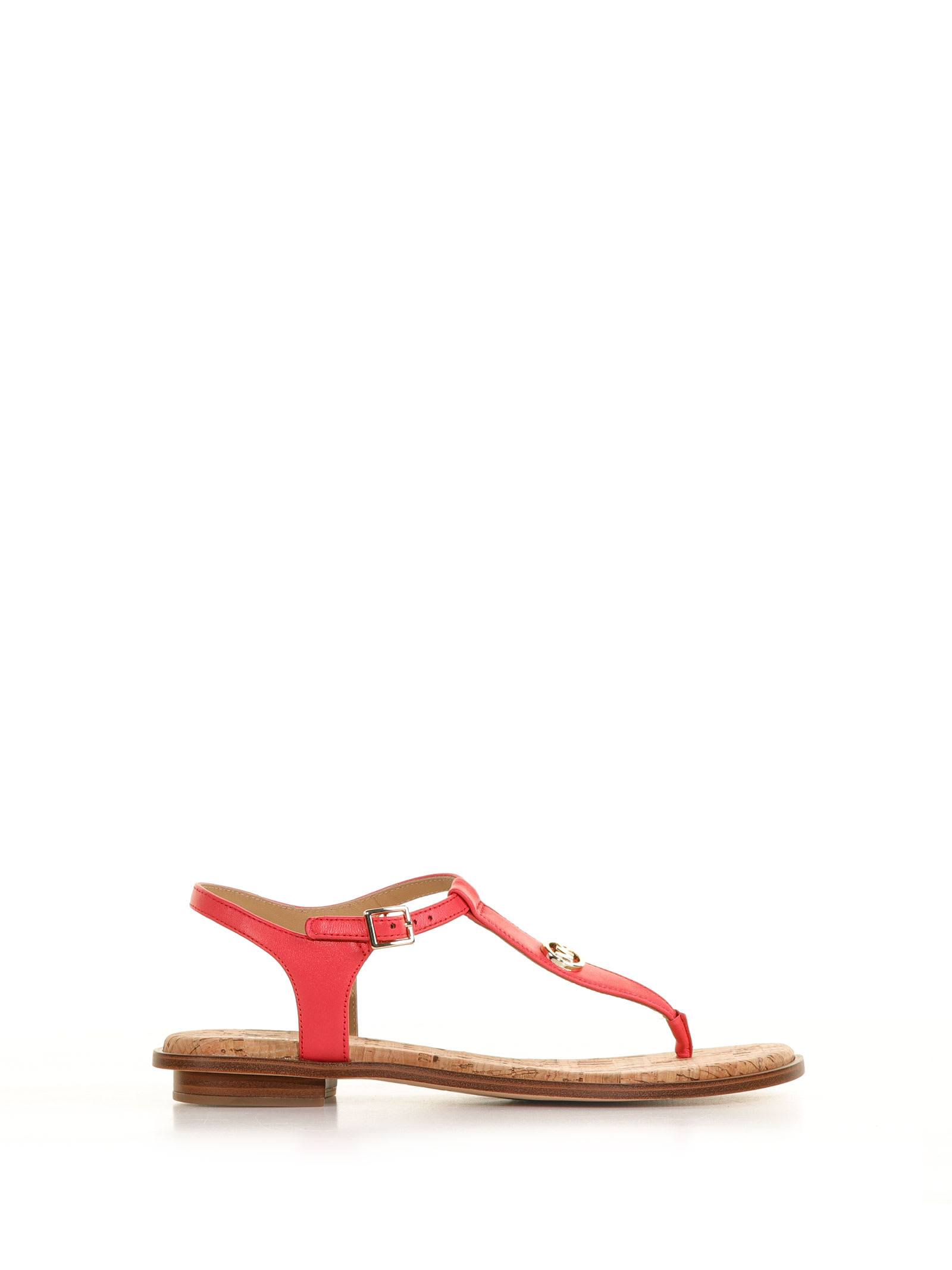 Michael Kors Flip Flop Sandal With Logo In Geranium