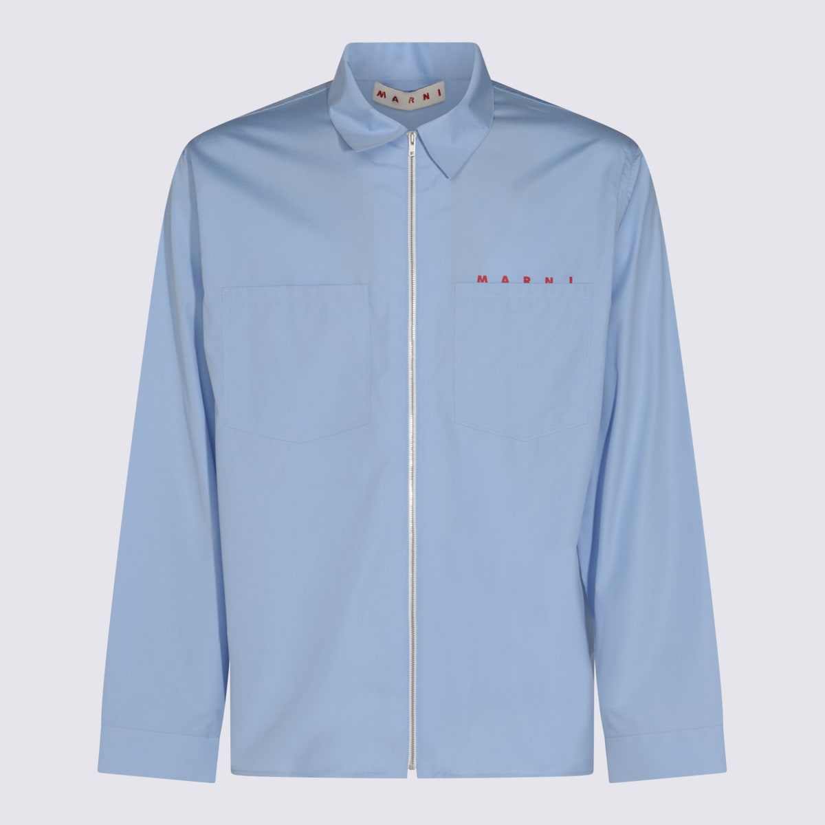 Blue Cotton Shirt