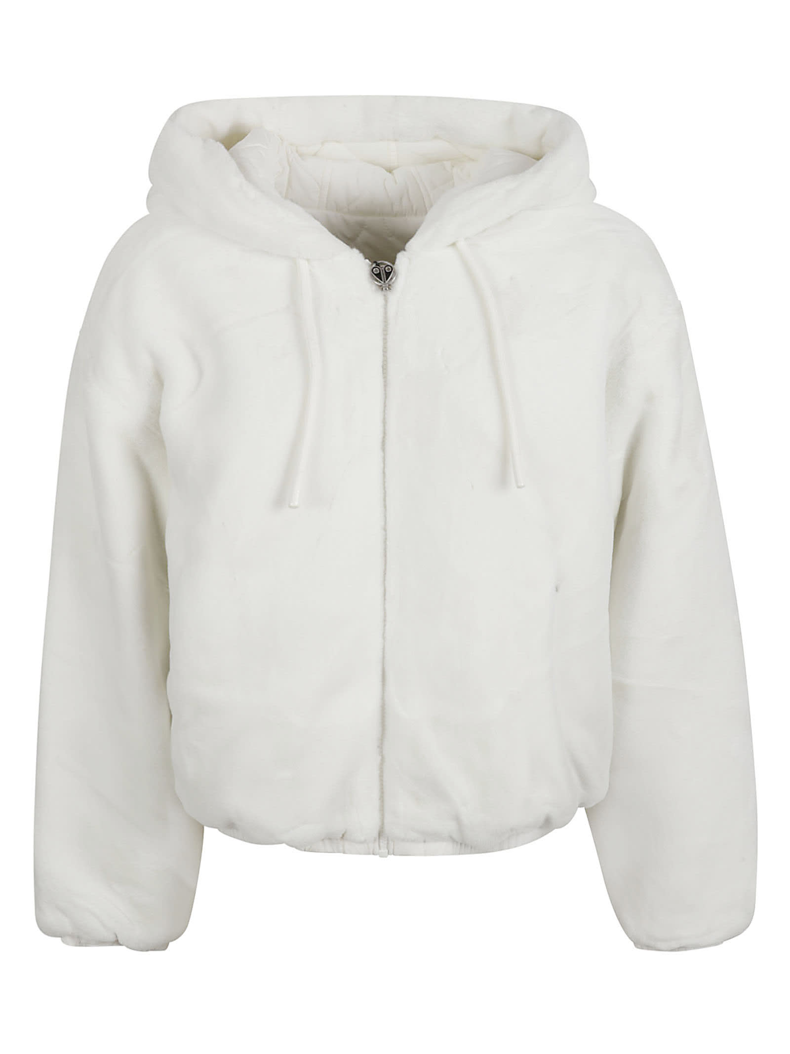 Shop Moose Knuckles Quilted Eaton Bunny Bomber In Milky Way