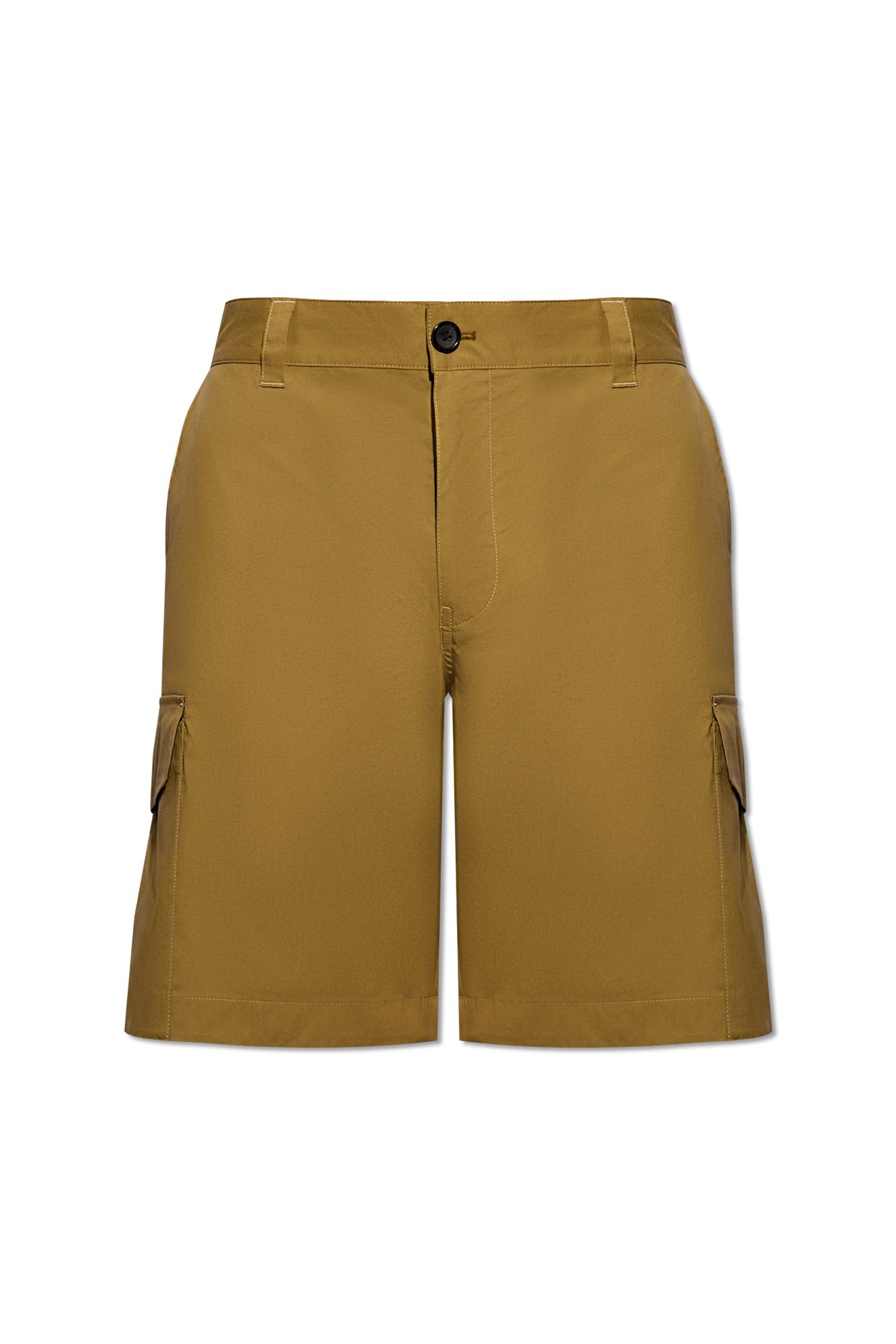 Paul Smith Ps  Cargo Shorts In Green