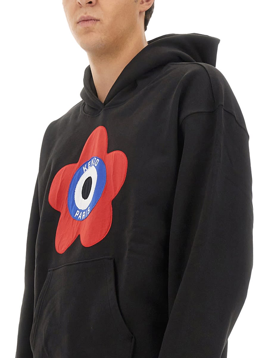 Shop Kenzo Target Sweatshirt In Black