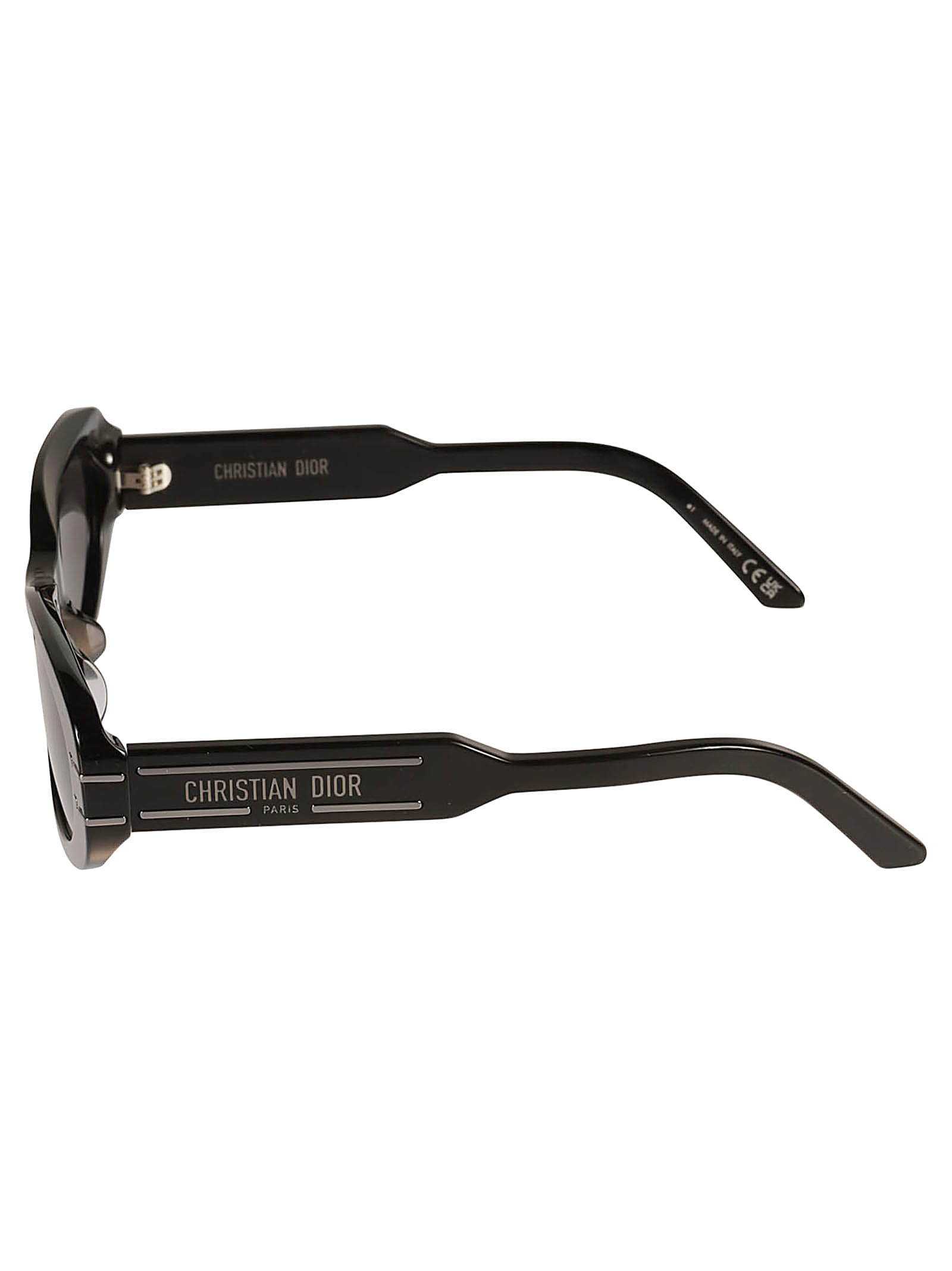 Dior Cat-eye Curved Sunglasses In 01a - Black