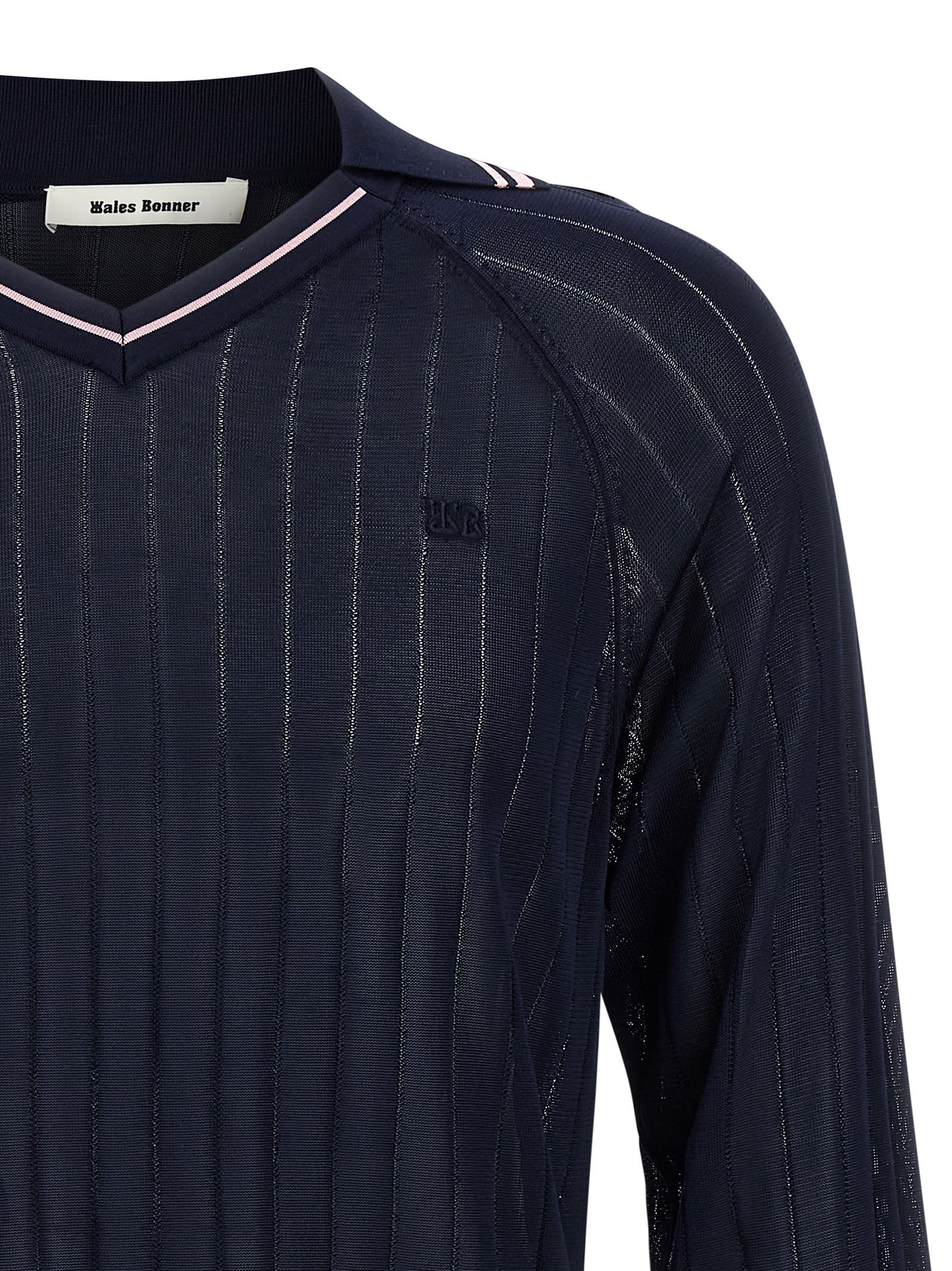 WALES BONNER ROOTS POLO SHIRT SWEATER