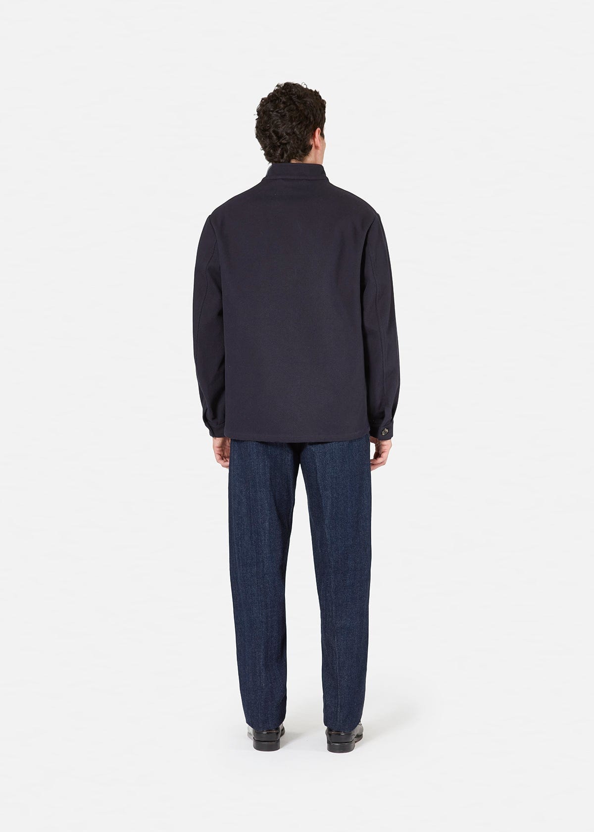 Doppiaa Aasti-c Cotton Work Jacket In Gray