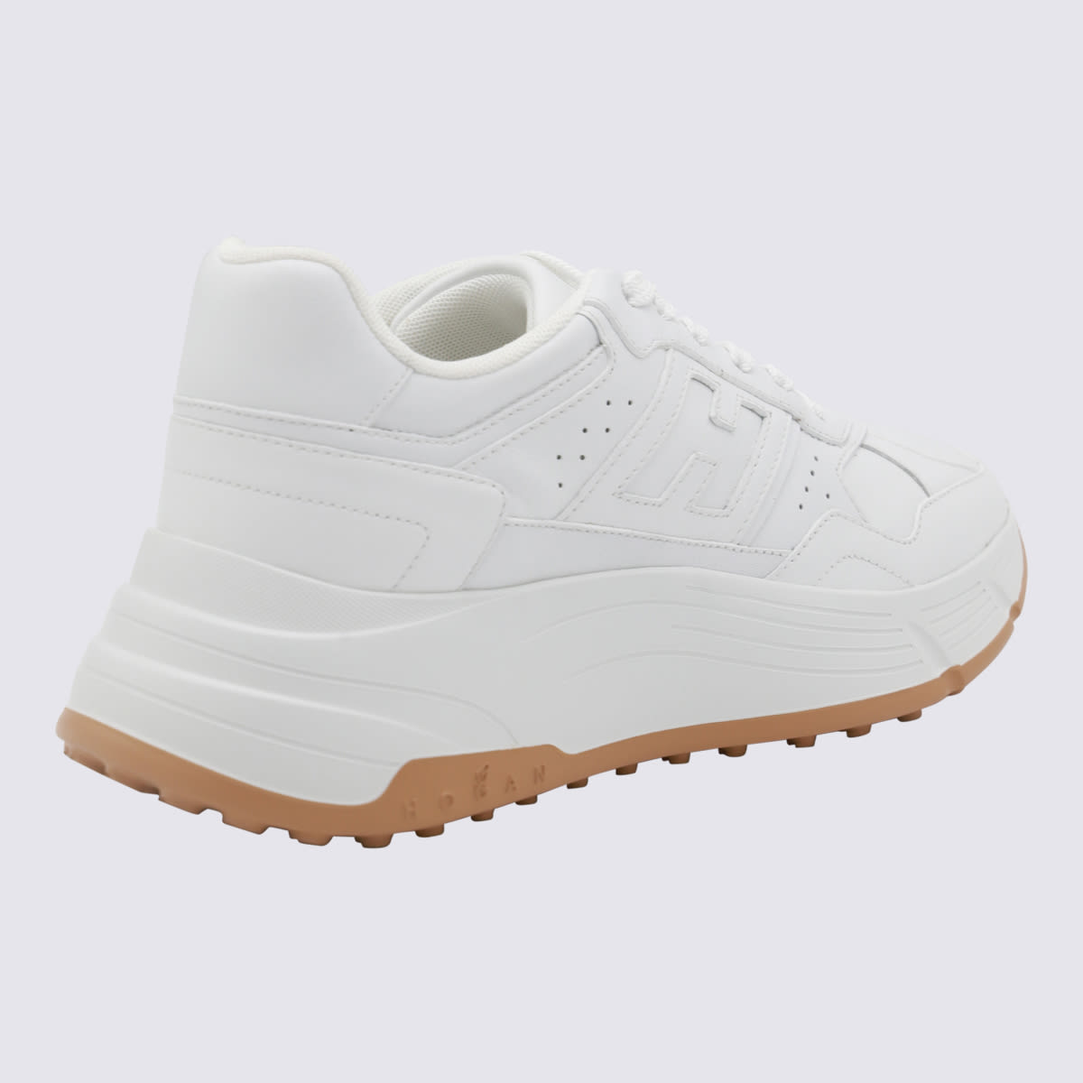 Shop Hogan White Sneakers