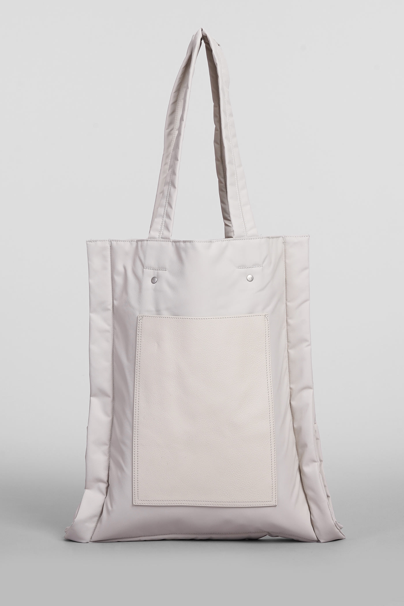 Shop Y-3 Tote In Grey Polyamide