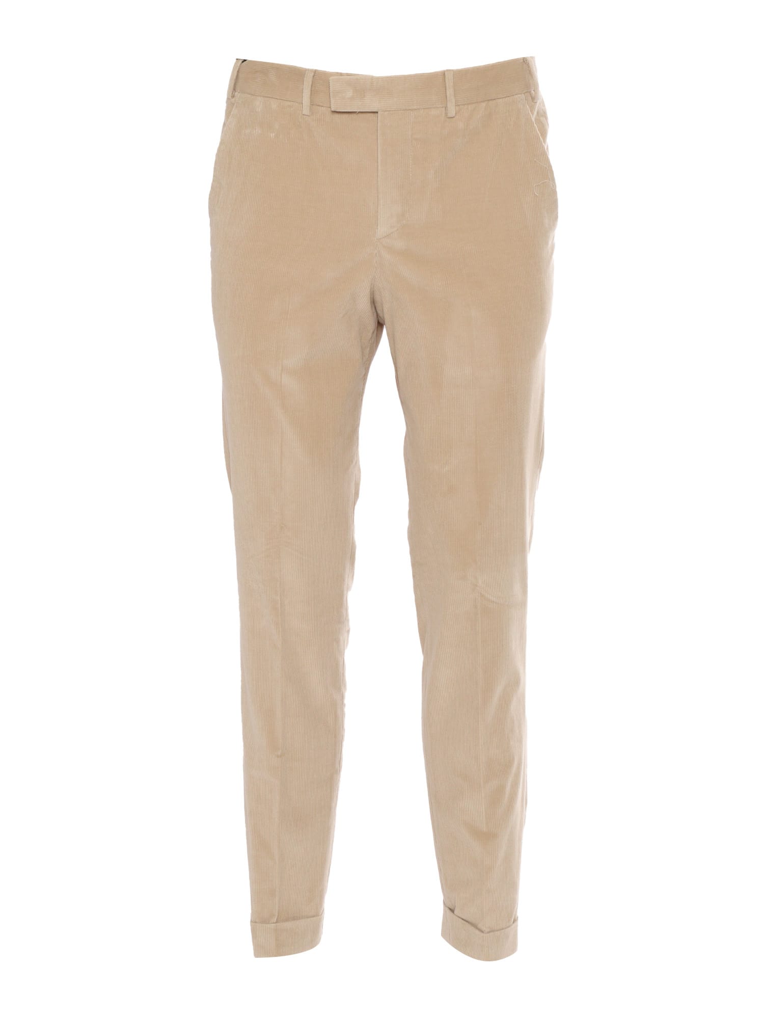Pt Torino Nu68 Pants In Camel Cotton In Multicolor