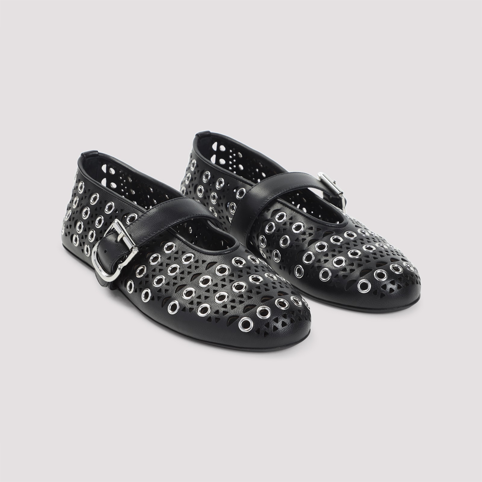 Alaïa Ballet Flats Ballerinas Women In Black