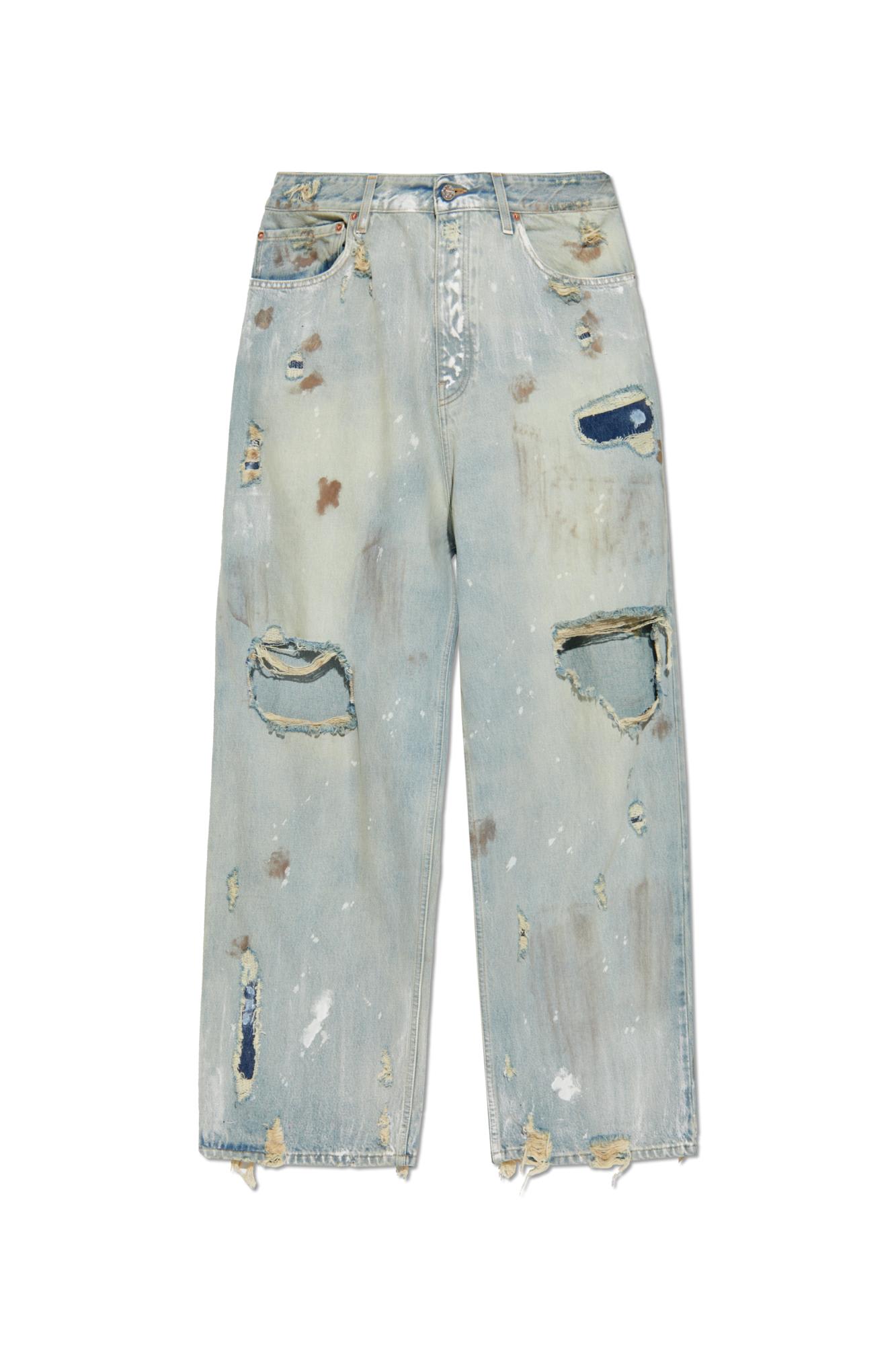 Jeans With Worn Effect