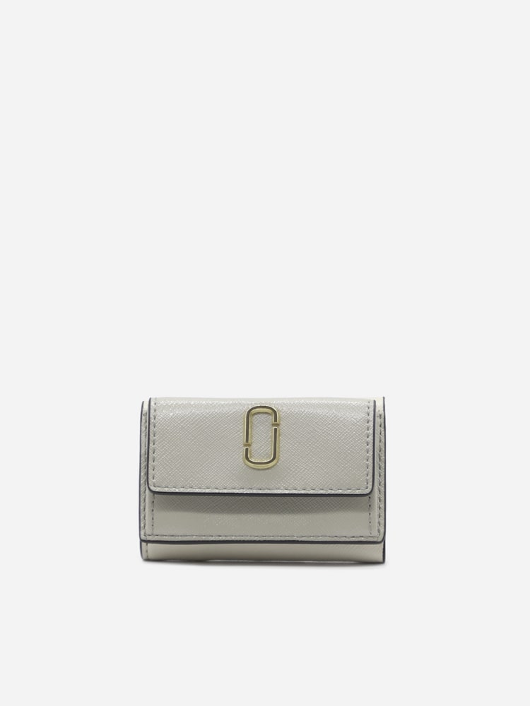 Marc Jacobs The Snapshot Mini Trifold Wallet In Leather