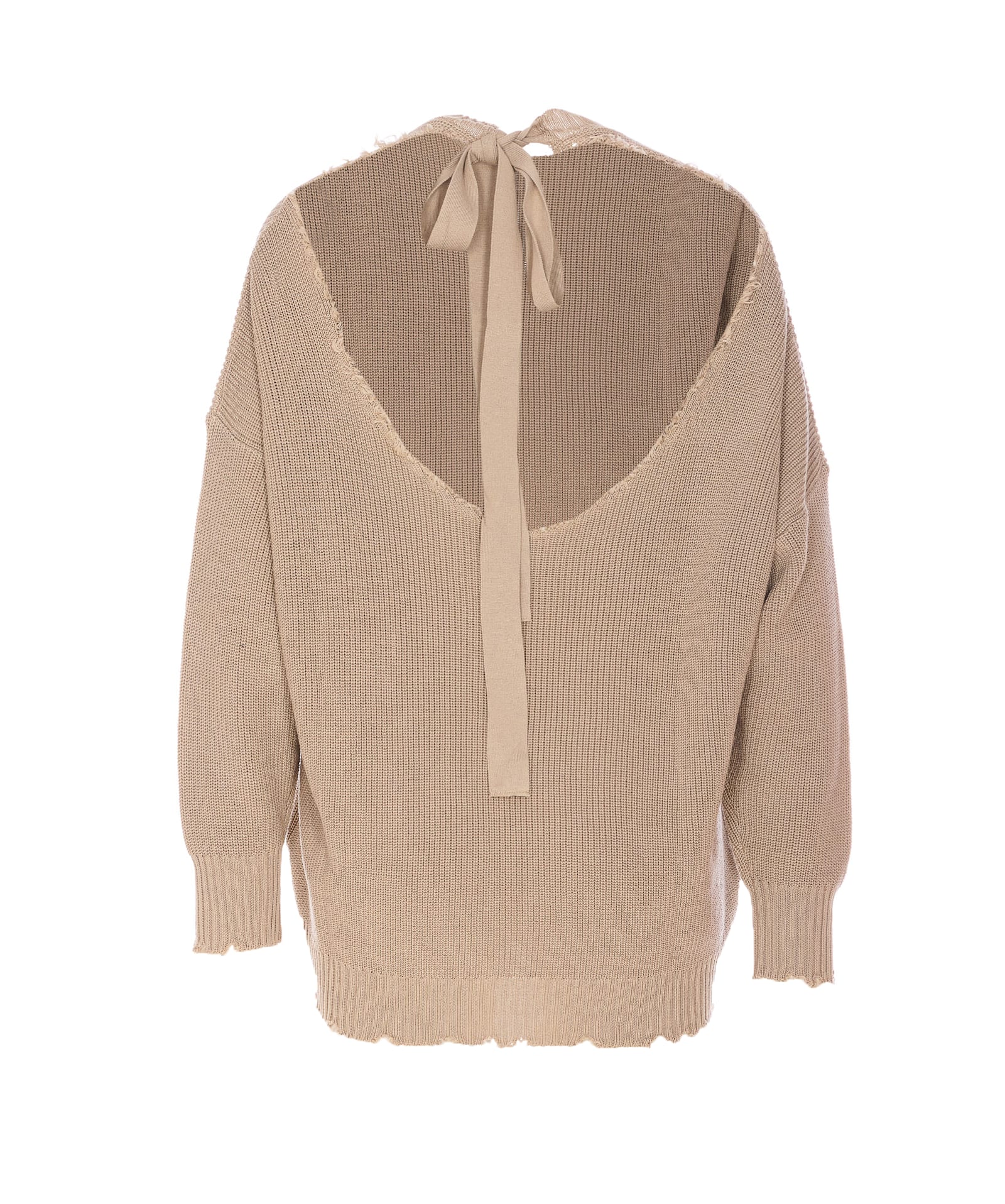 Shop Aniye By Backless Janine Sweater In Beige