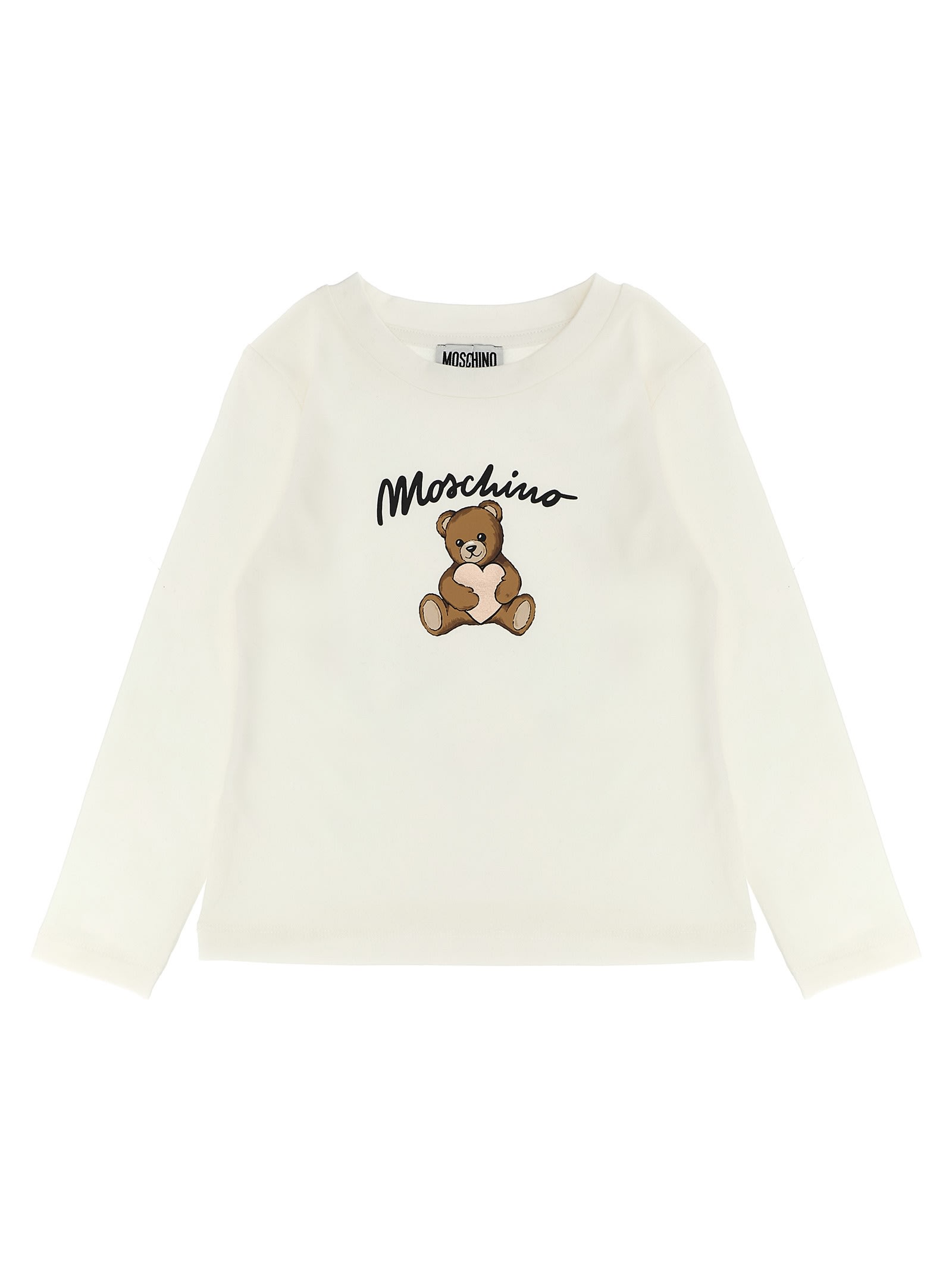 Moschino Teddy-bear Heart T-shirt In White
