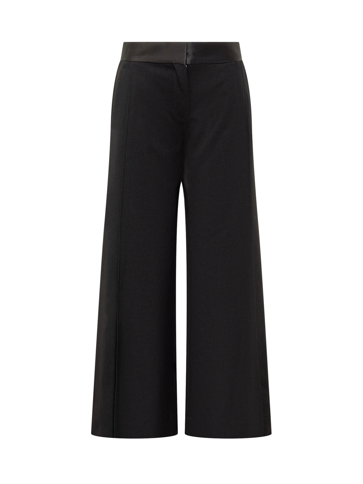 Shop Victoria Beckham Trousers In Black