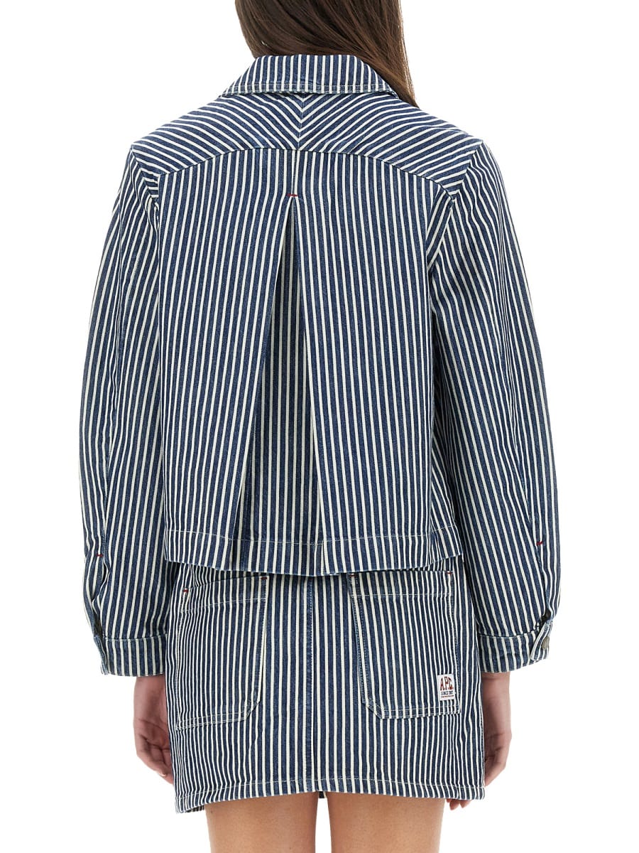 Apc A.p.c. "frida" Jacket In Grey