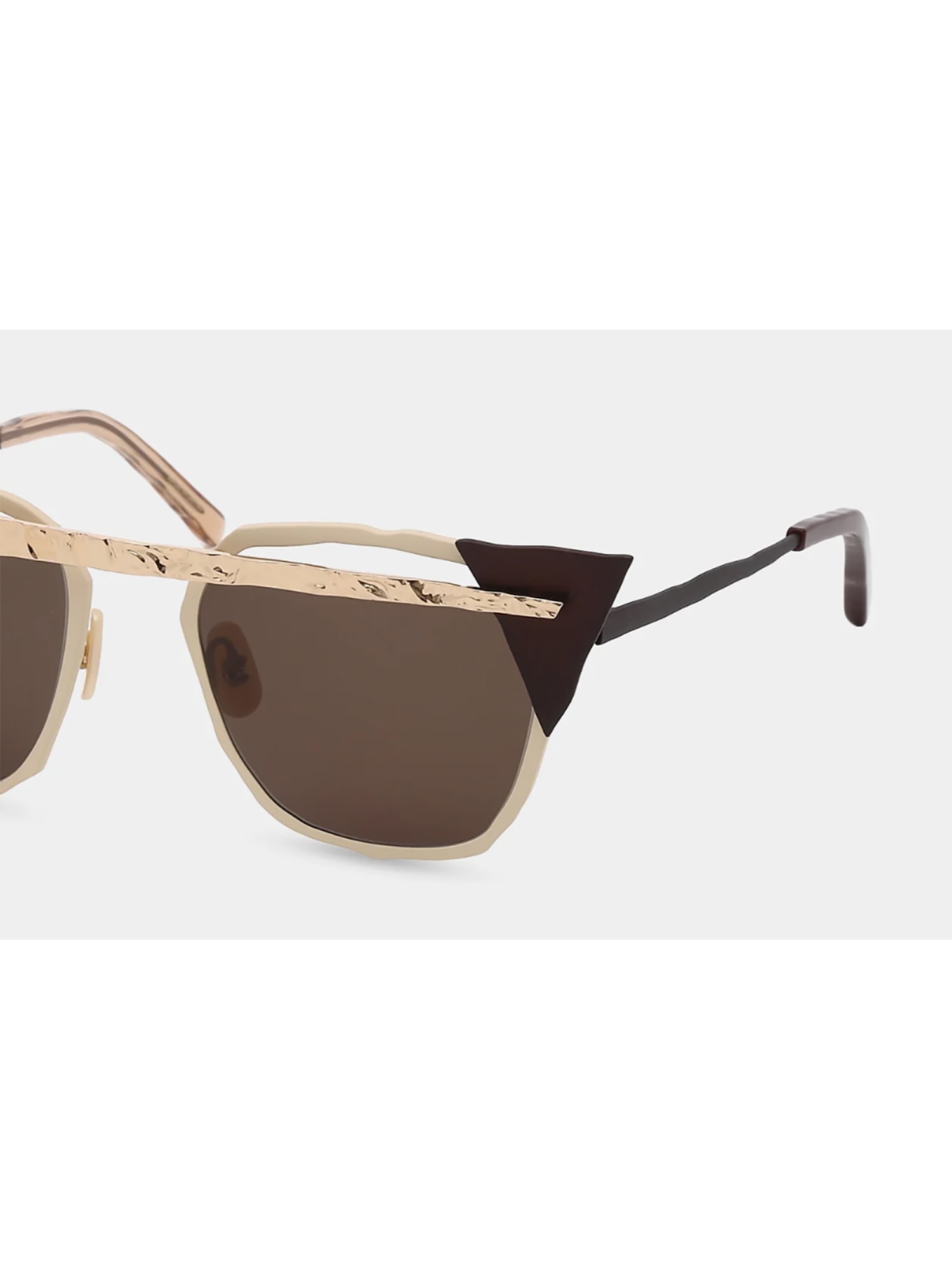 Masahiro Maruyama Mm/0093 No.4 Sunglasses In Gold