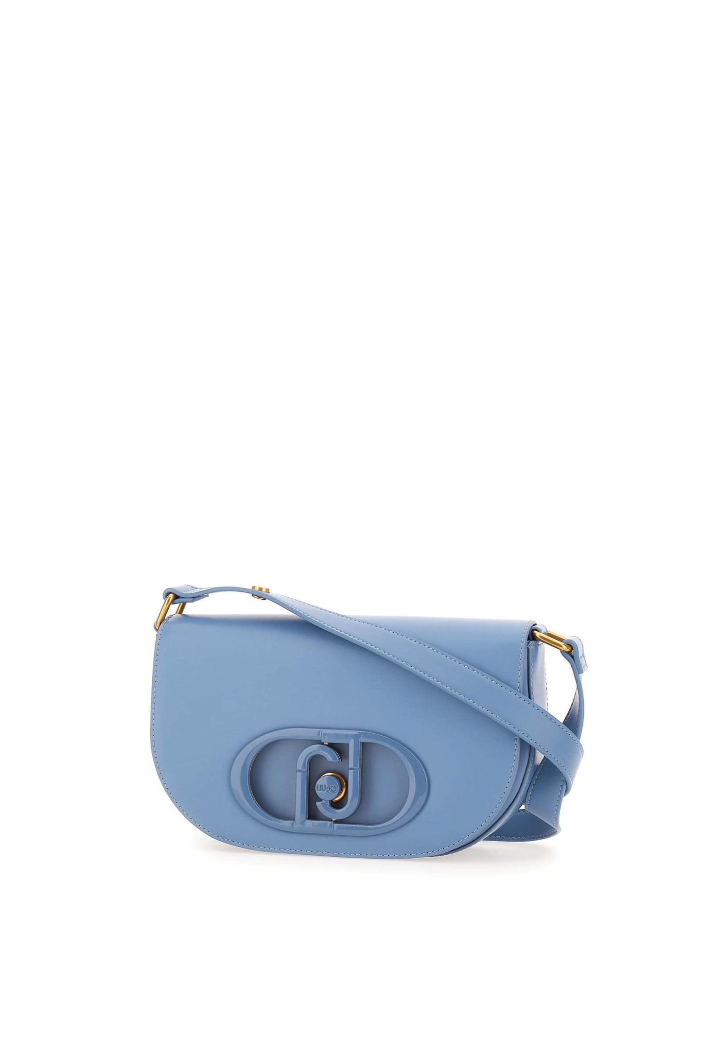 Shop Liu •jo Deuzia Bag In Light Blue