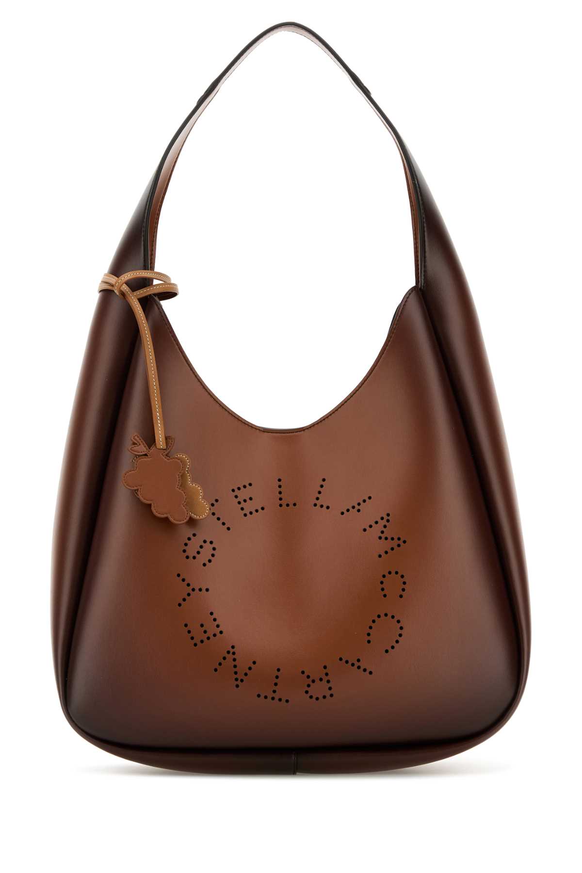 Shop Stella Mccartney Caramel Alter Mat Shopping Bag In Brandy