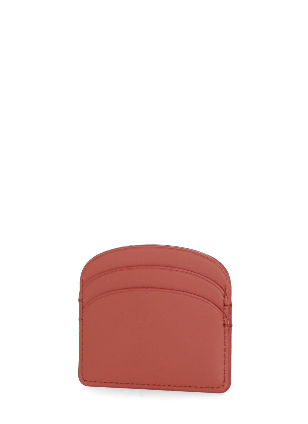 Apc Demi Lune Card Holder In Red