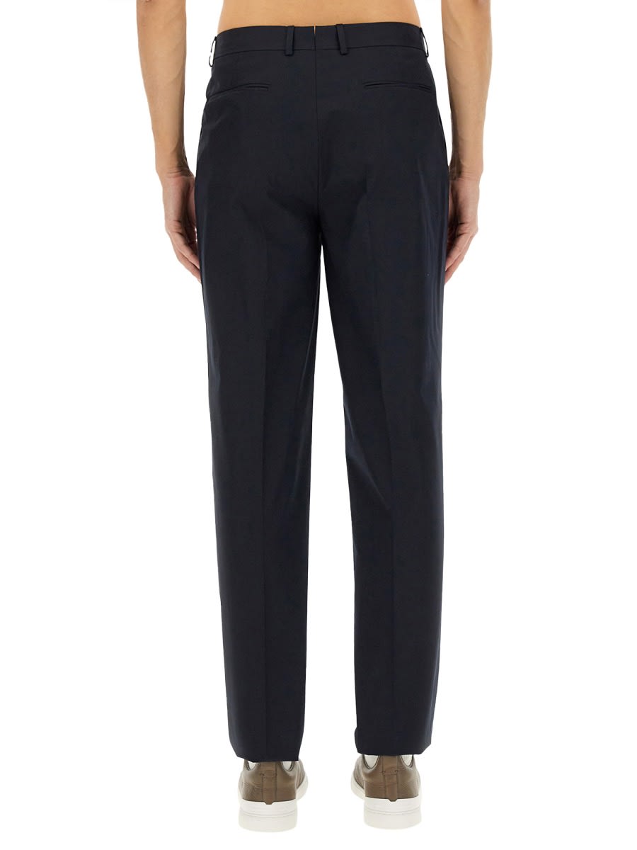 Shop Zegna Straight Leg Pants In Blue
