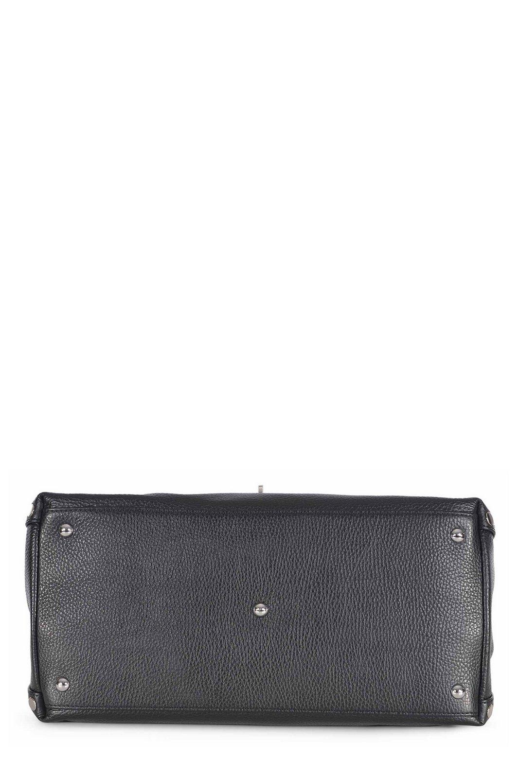 Zanellato Stud-embellished Tote Bag In Nero
