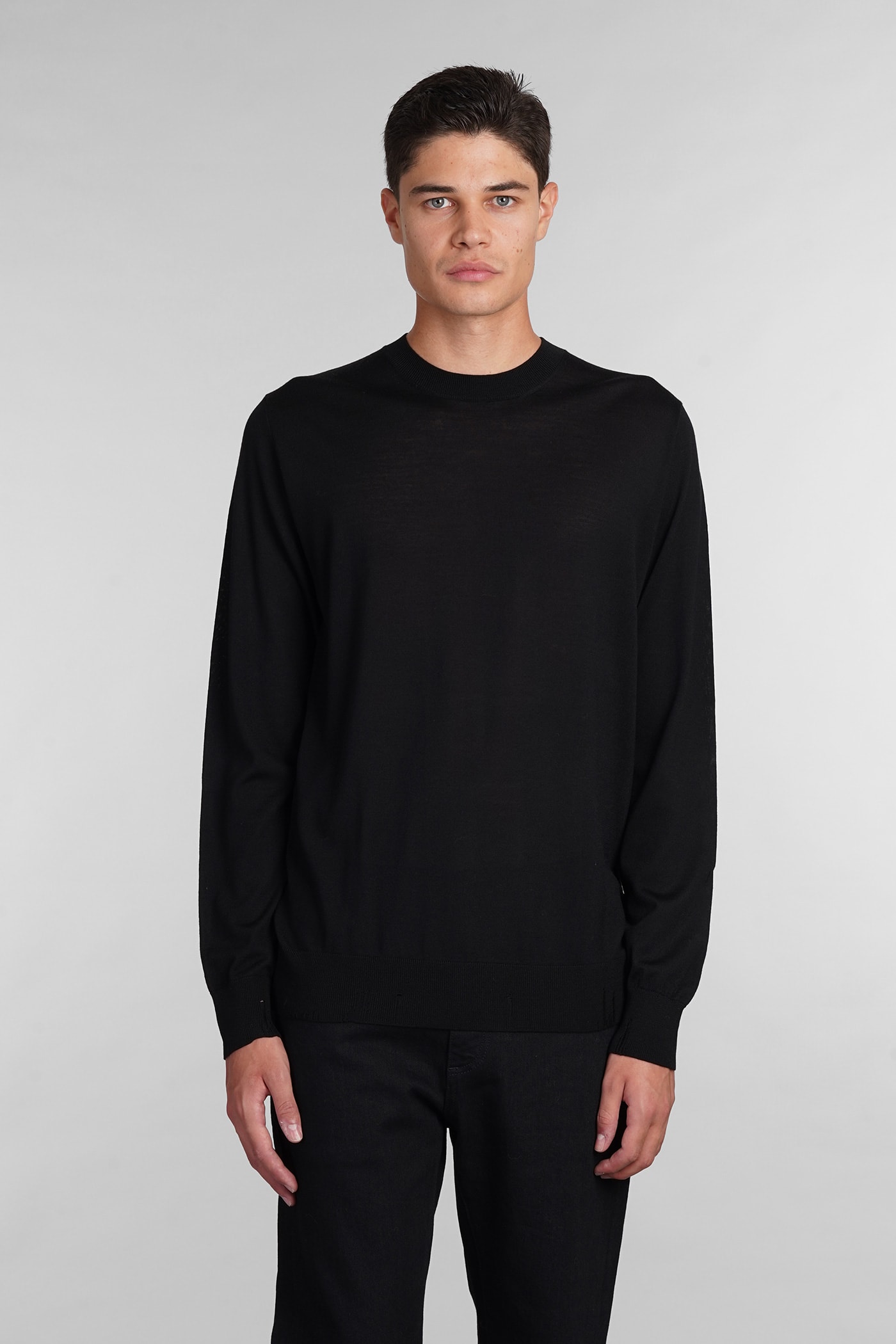 Shop Golden Goose Knitwear In Black Wool