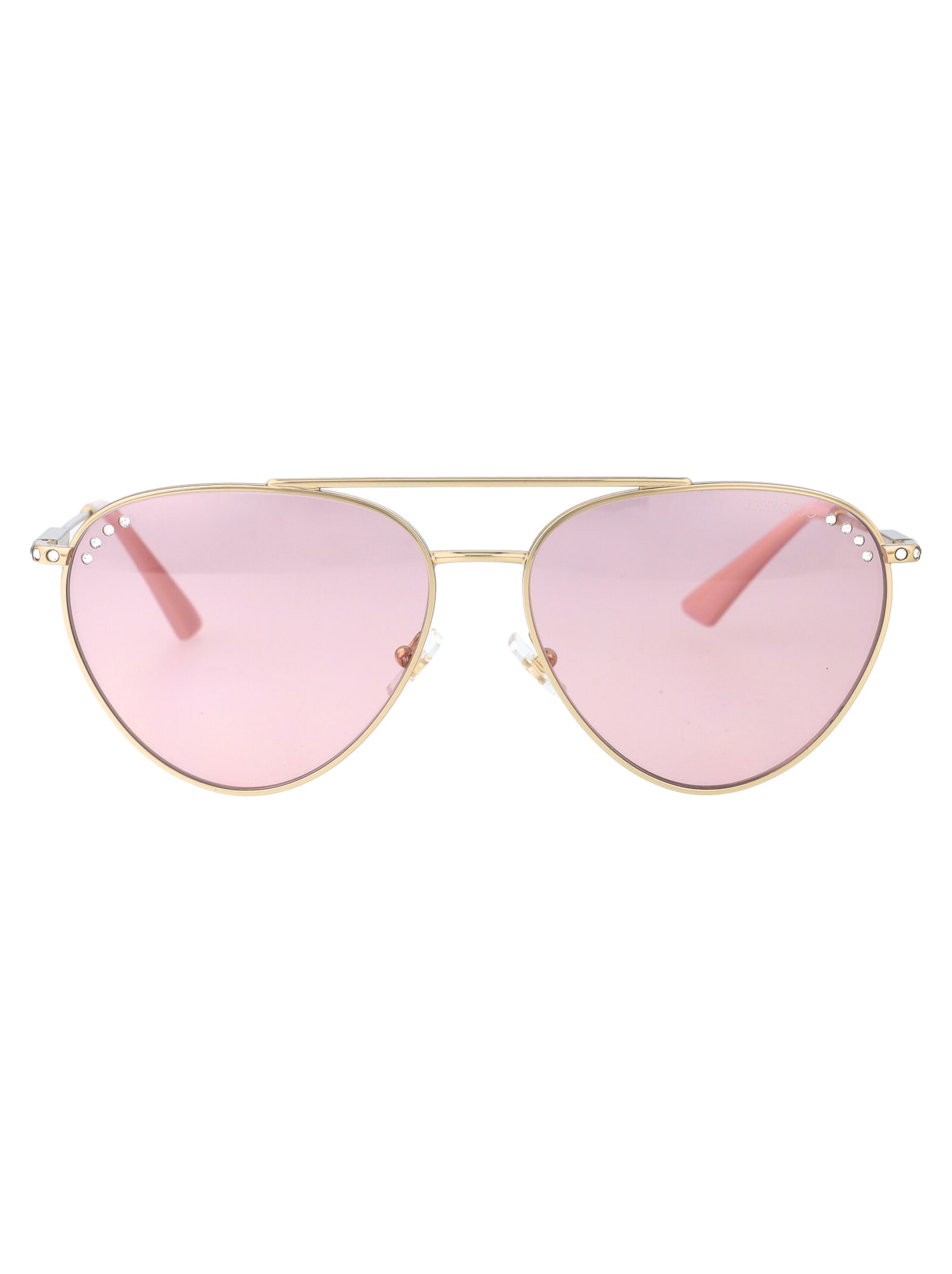 Jimmy Choo 0jc4002b Sunglasses In 3006/5 Pale Gold