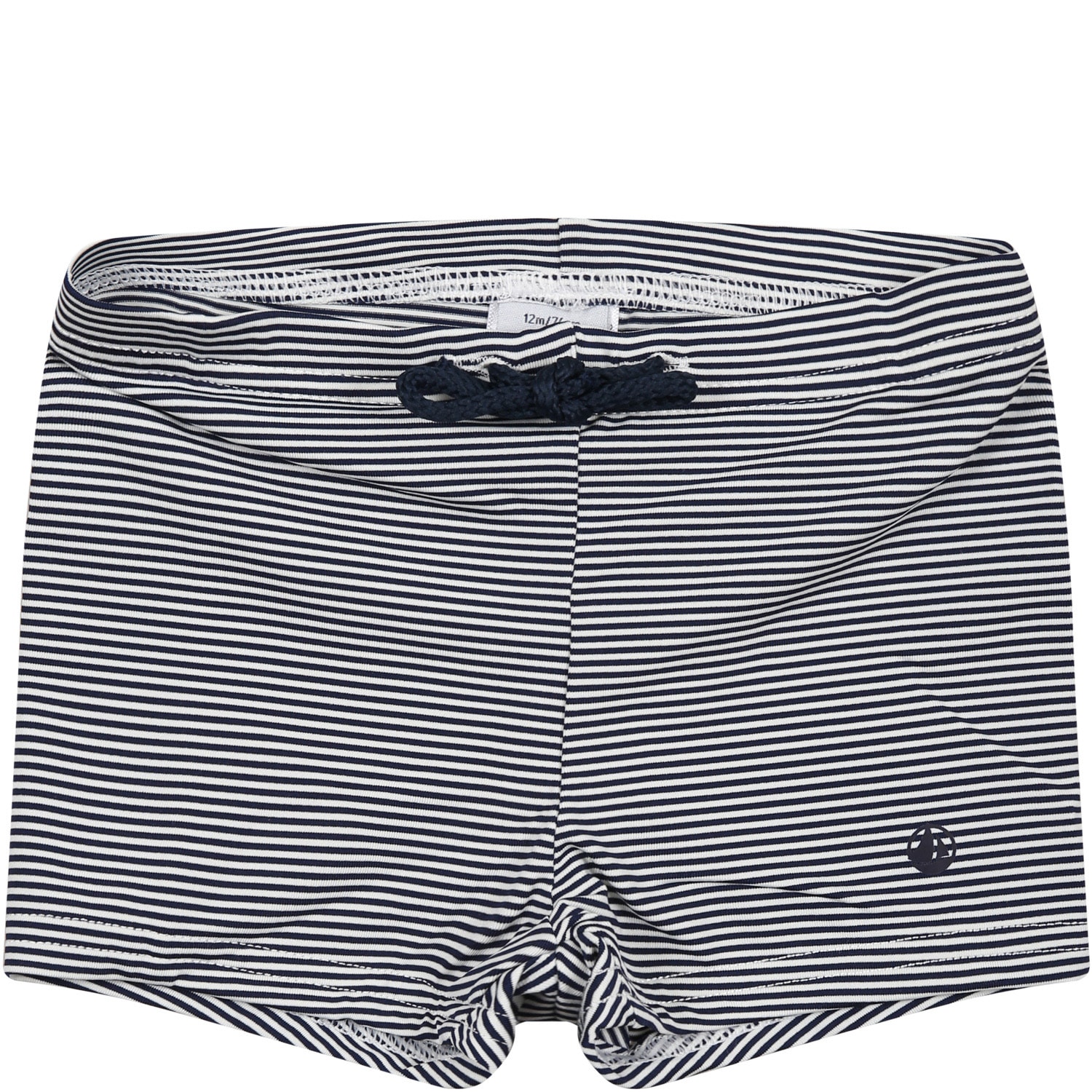 Petit Bateau Sea Boxer For Baby Boy With Logo In Blue