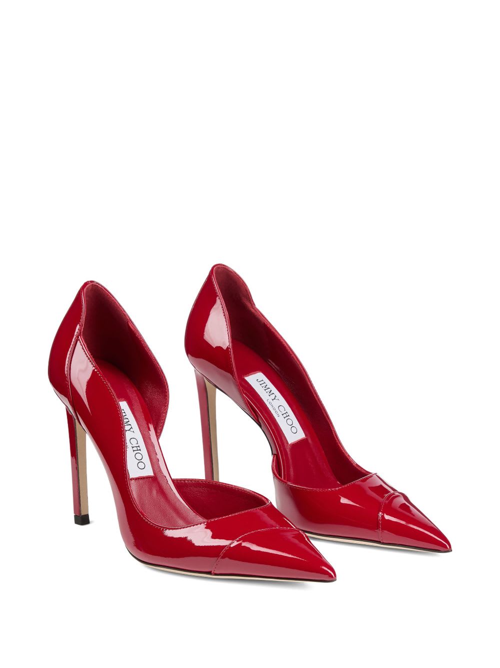 Jimmy Choo Patent Leather Stiletto Heel Pumps In Multi