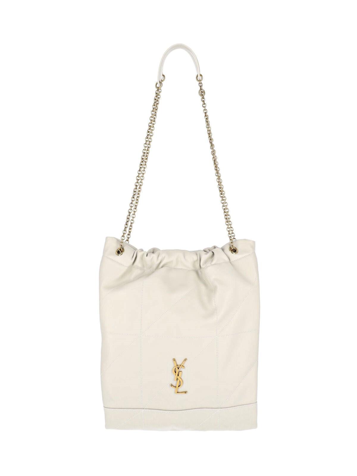 Saint Laurent Jamie Pochon Bucket Bag In Black