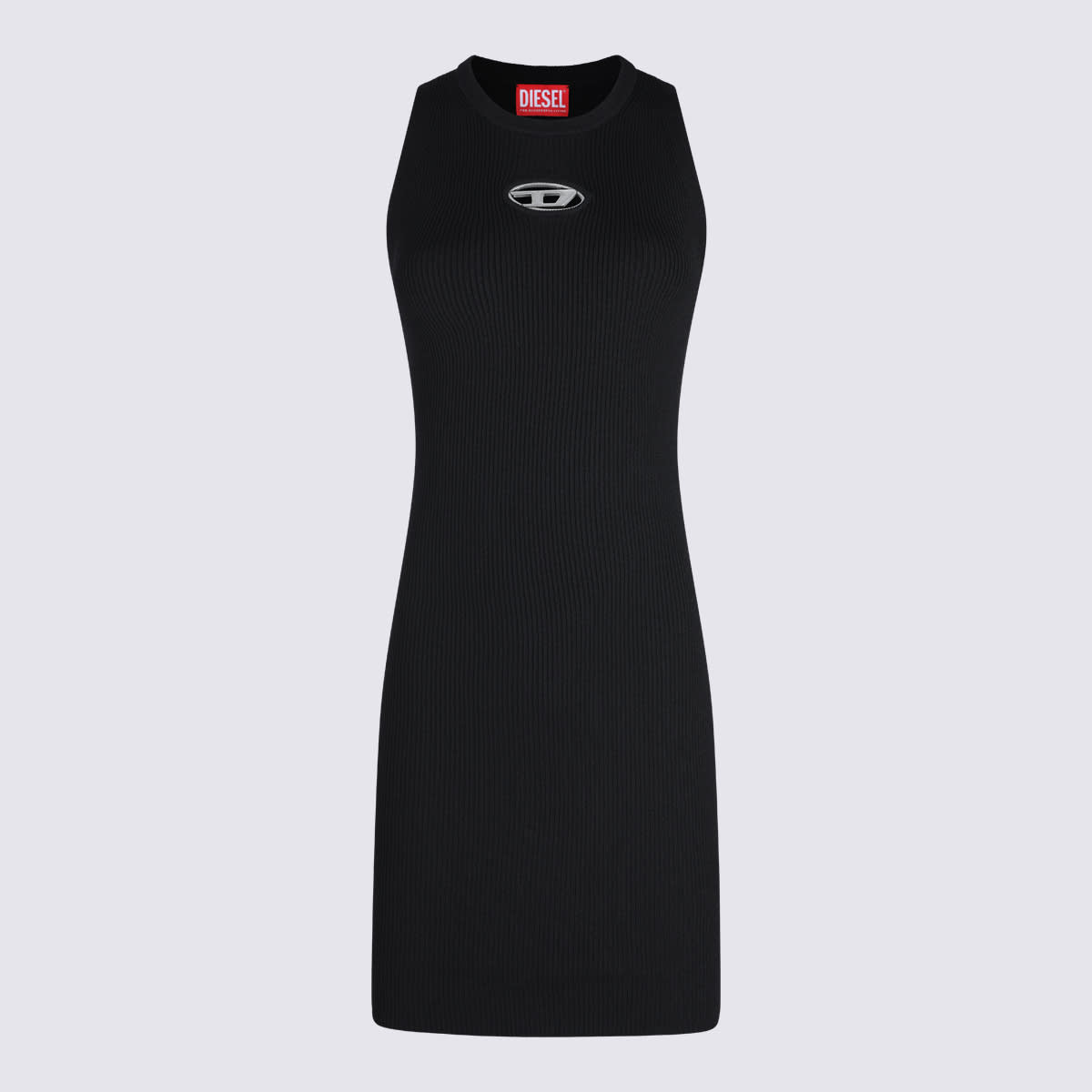 Black Viscose Mini Dress