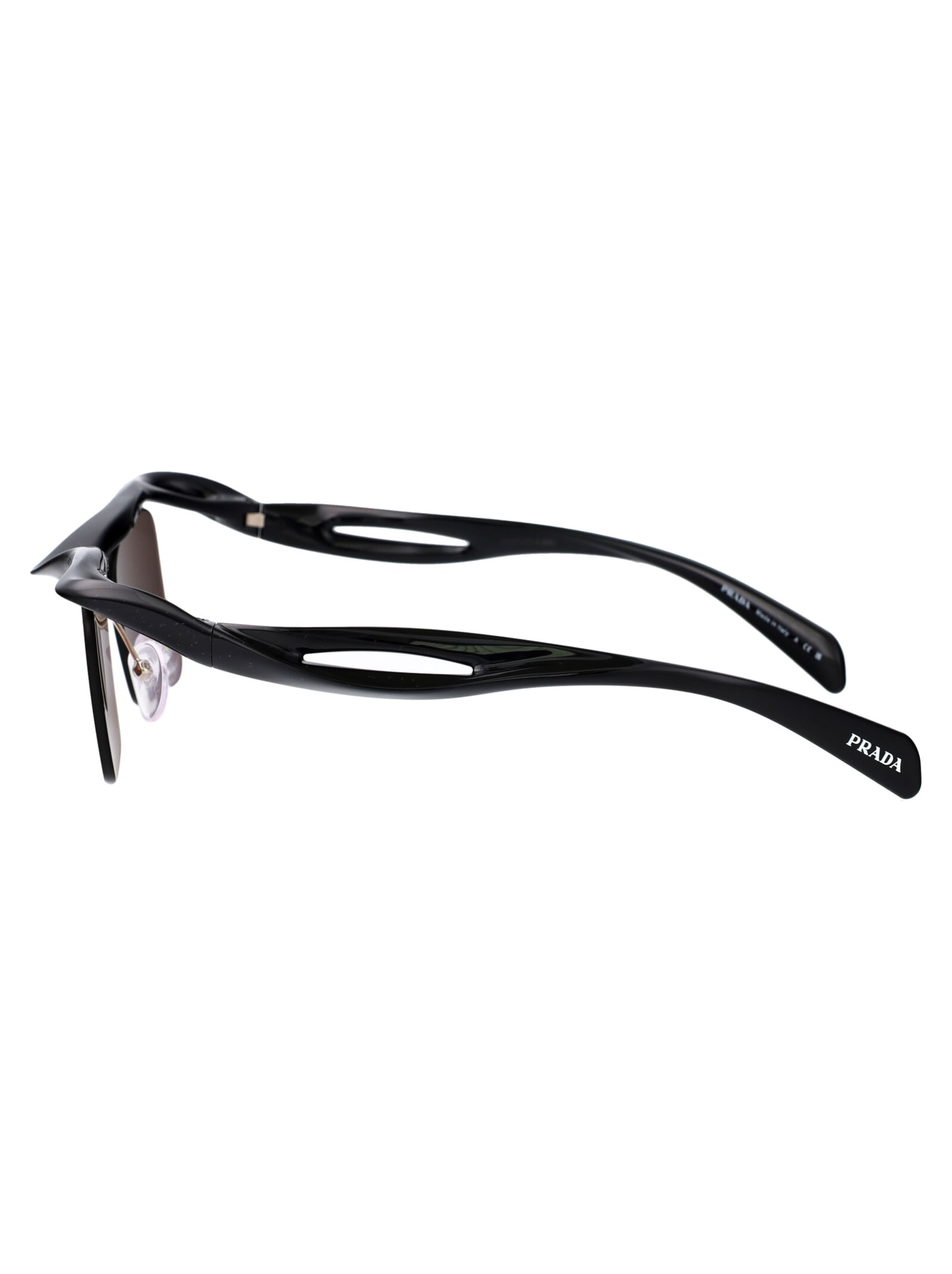 Shop Prada 0pr A15s Sunglasses In 1ab8c1 Black