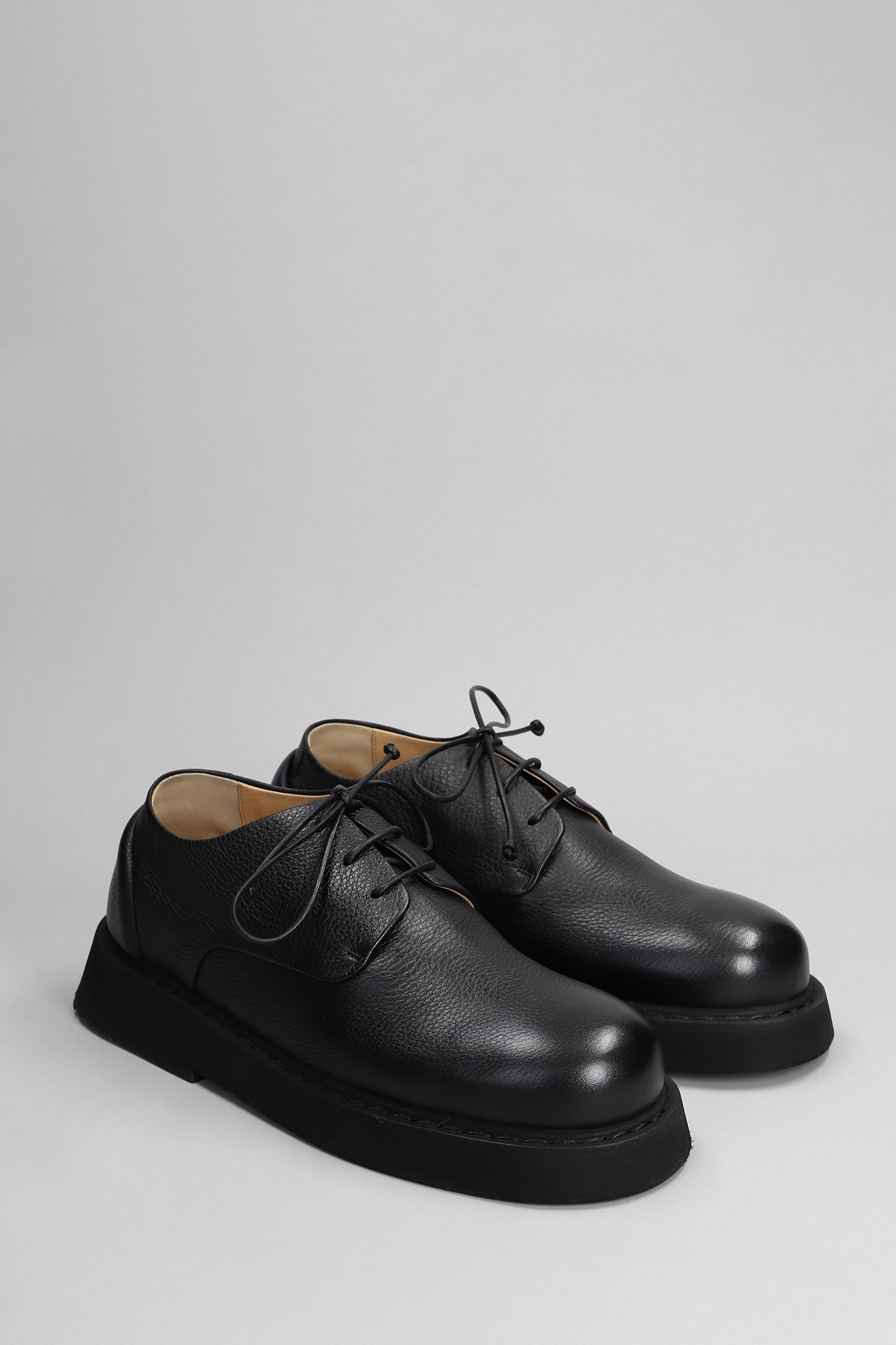 Shop Marsèll Lace Up Shoes In Black Leather