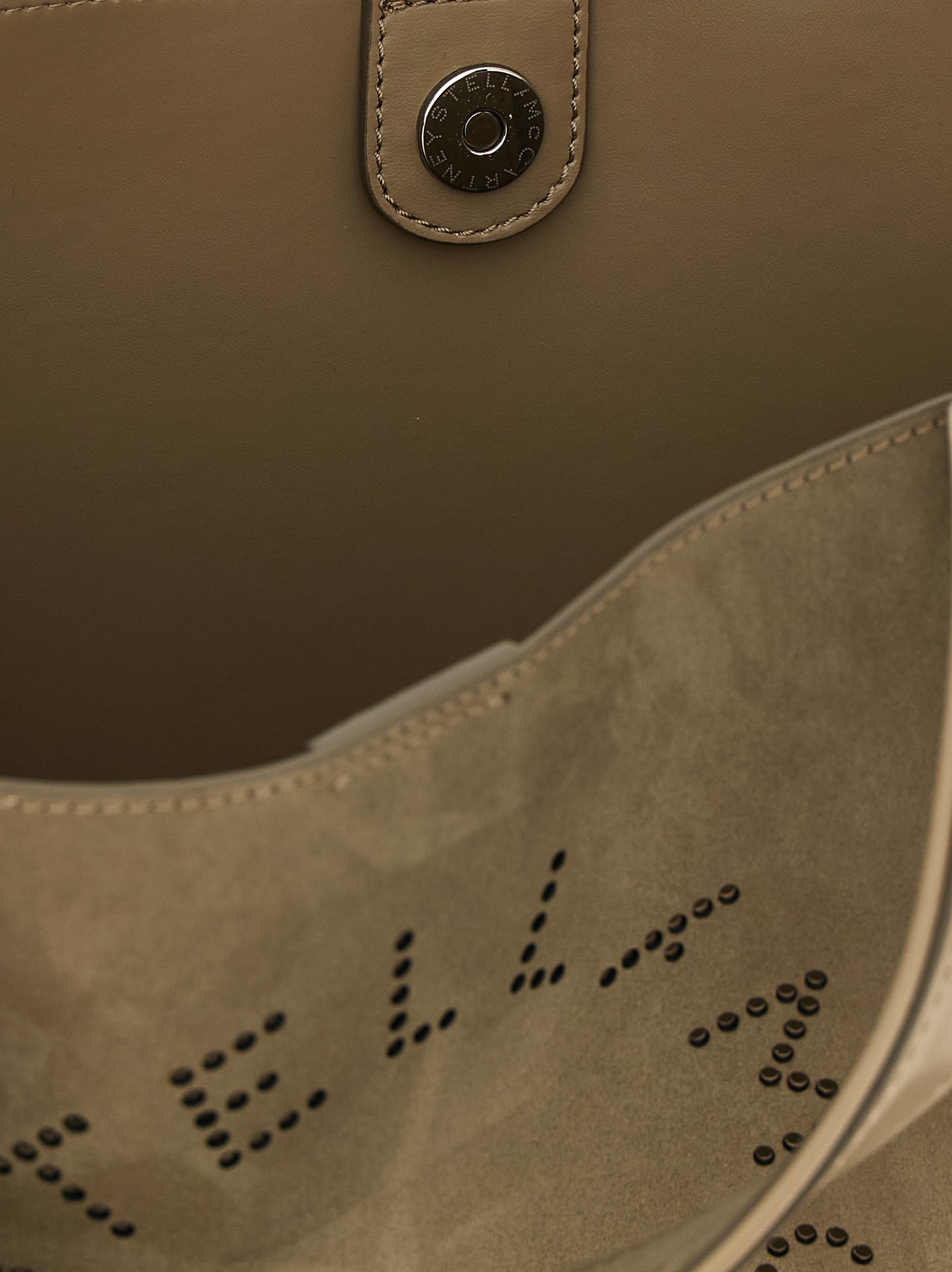 Stella Mccartney Stella Logo Crossbody Bag In Brown