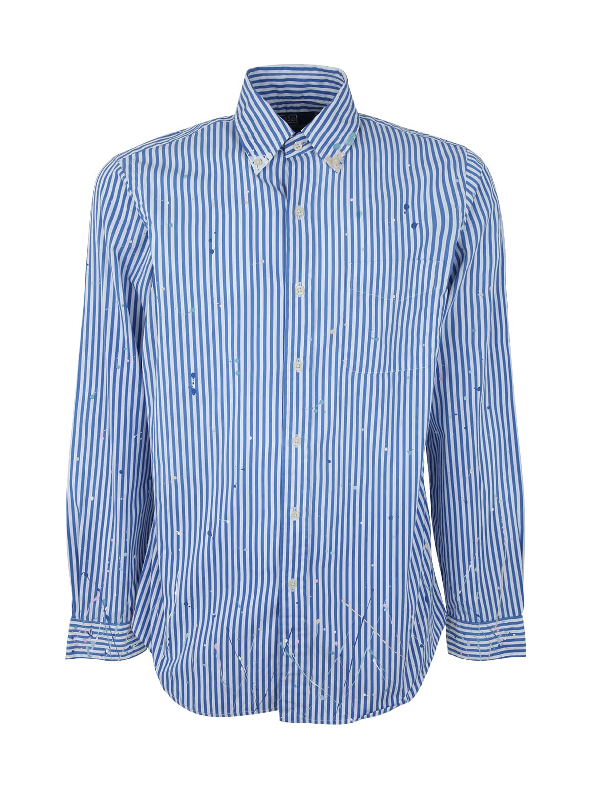 Polo Ralph Lauren Tartan Shirt In Navy White