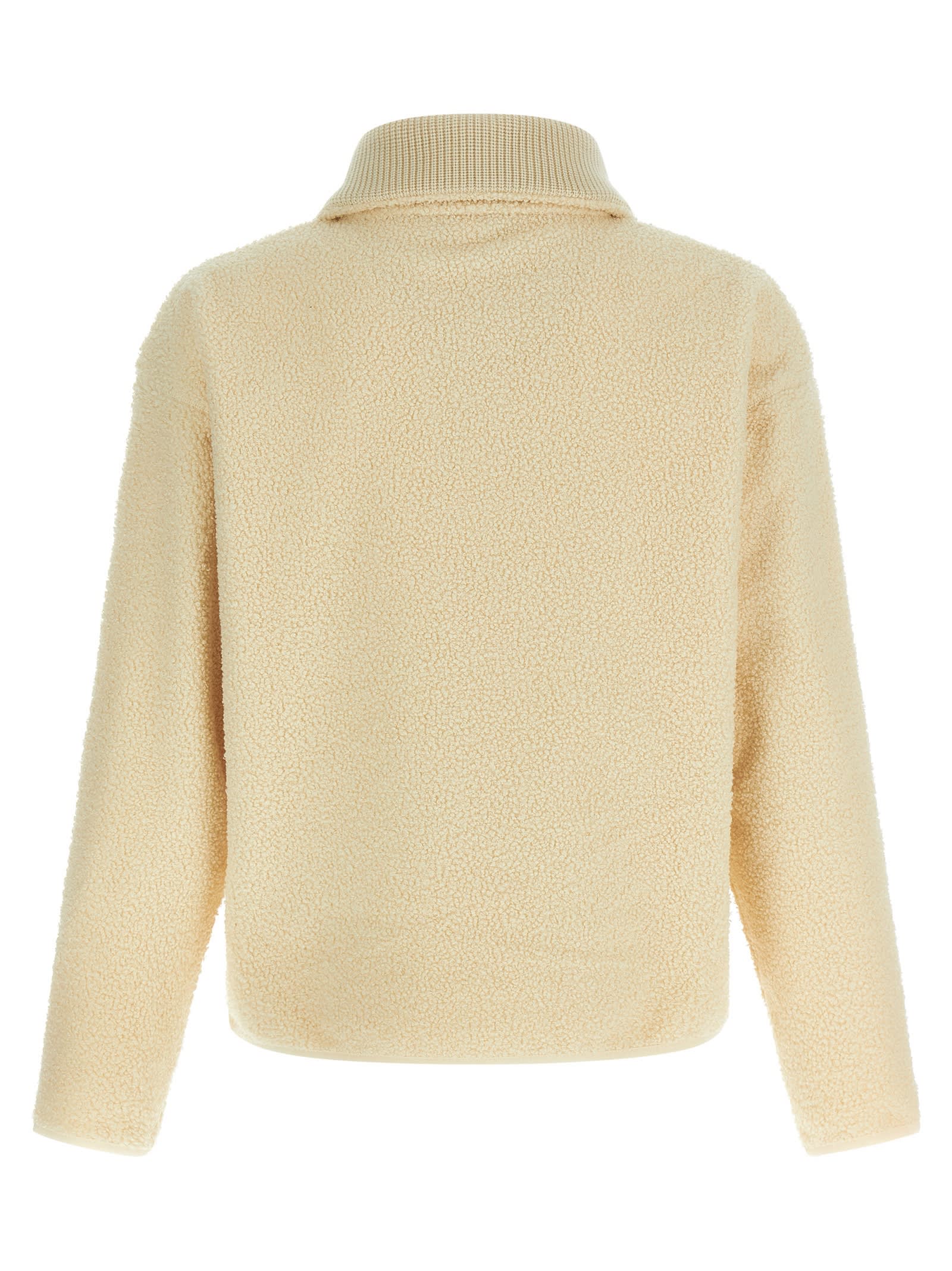 Lacoste Teddy Sweatshirt In Yellow