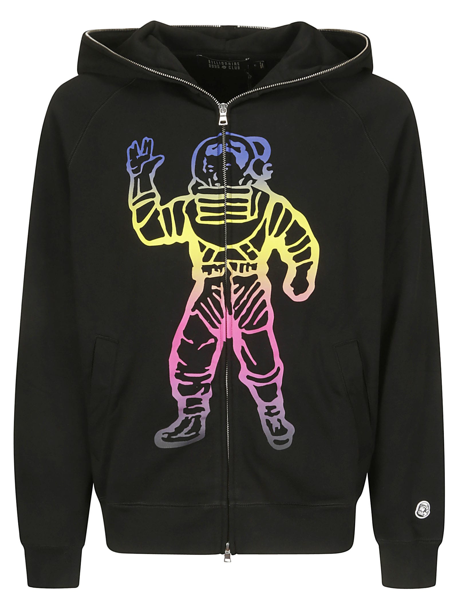 Shop Billionaire Boys Club Standing Astro Zip-through Hood In Black