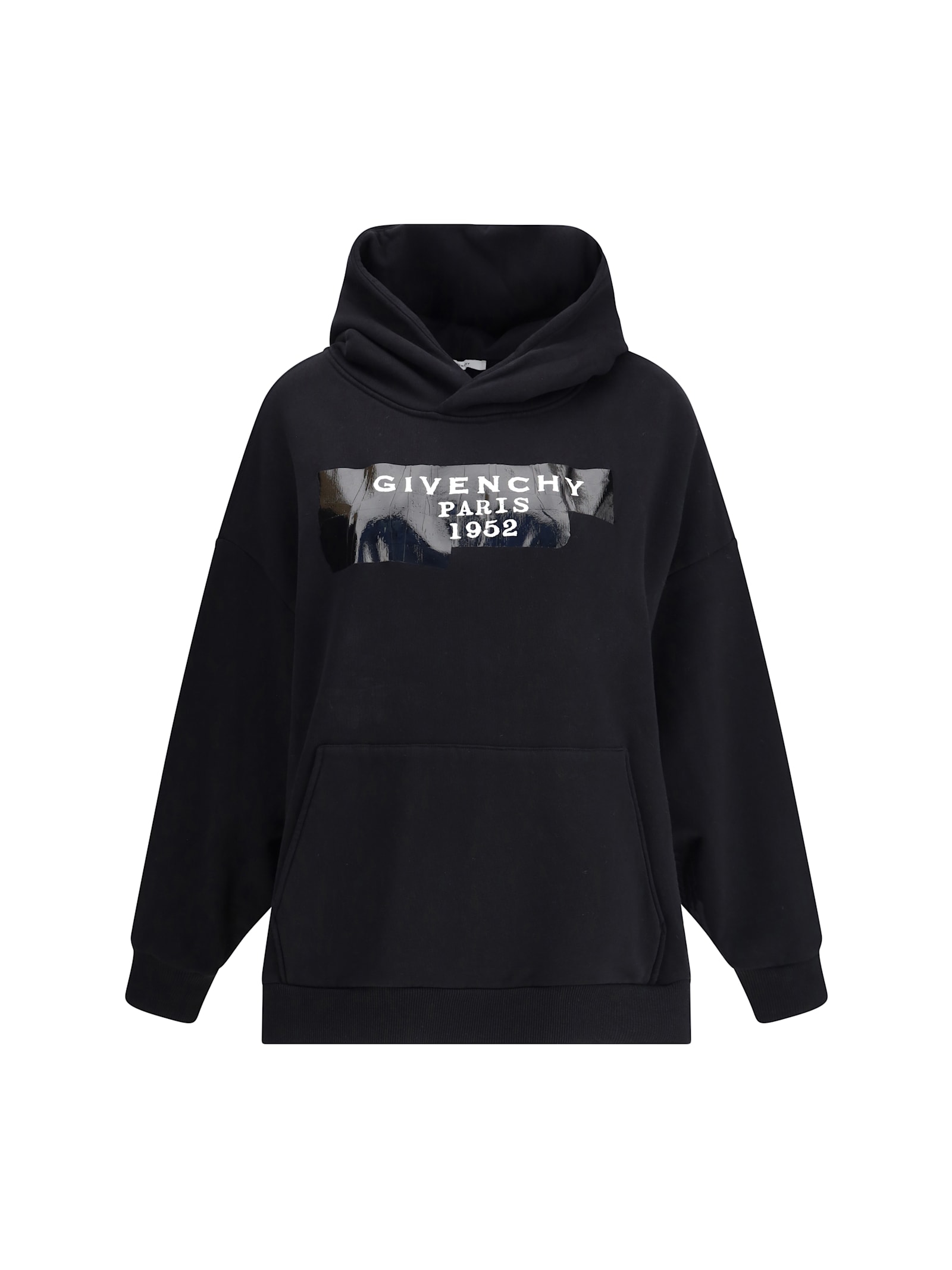 Gauzy Fabric Hoodie With Givenchy Tape