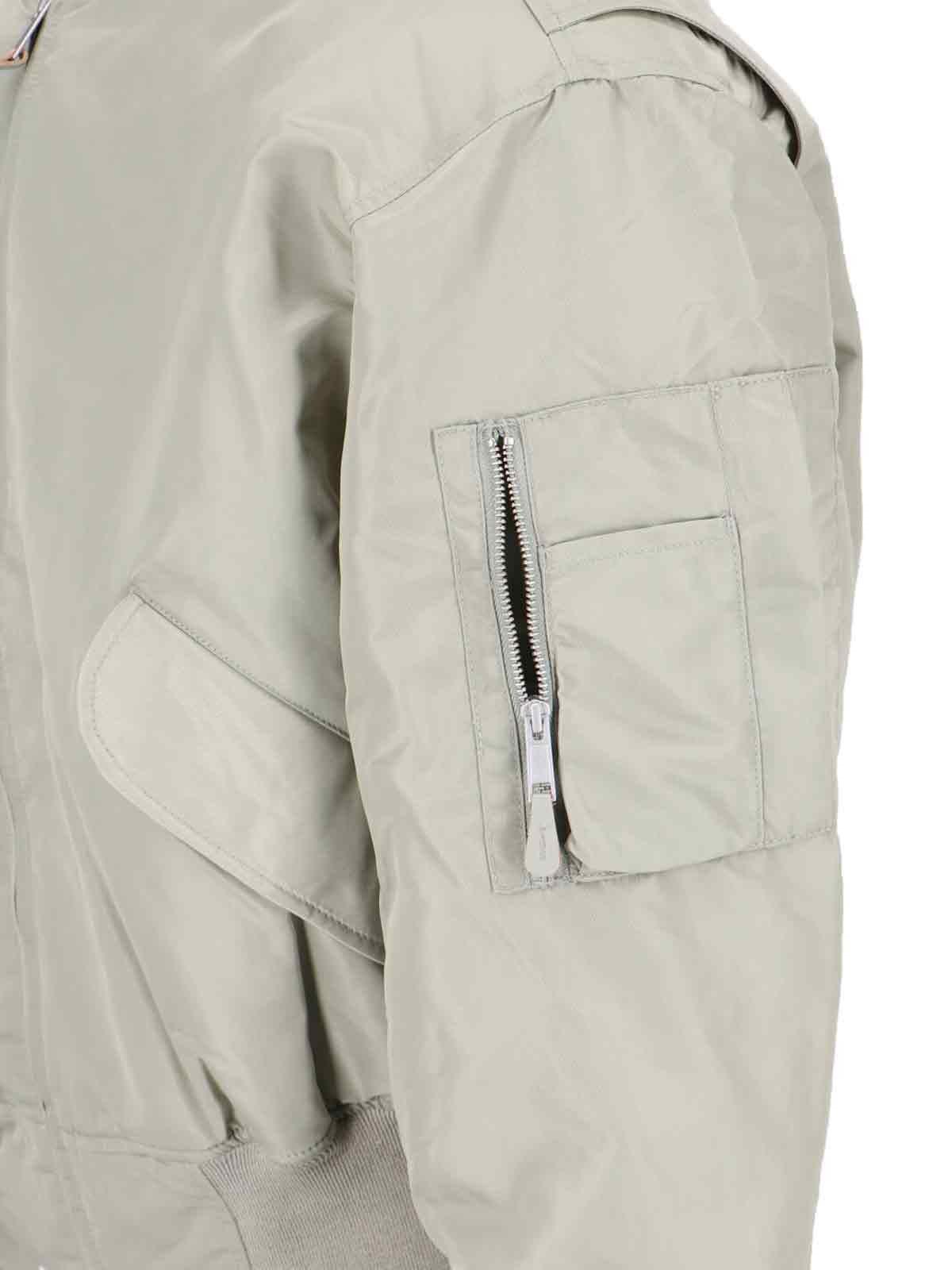 Entire Studios Broad Bomber Jacket In Grey
