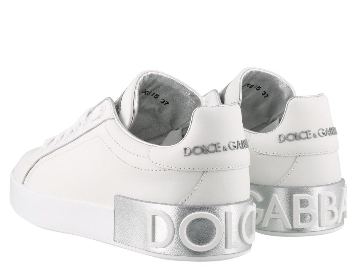 Shop Dolce & Gabbana Portofino Logo Sneakers