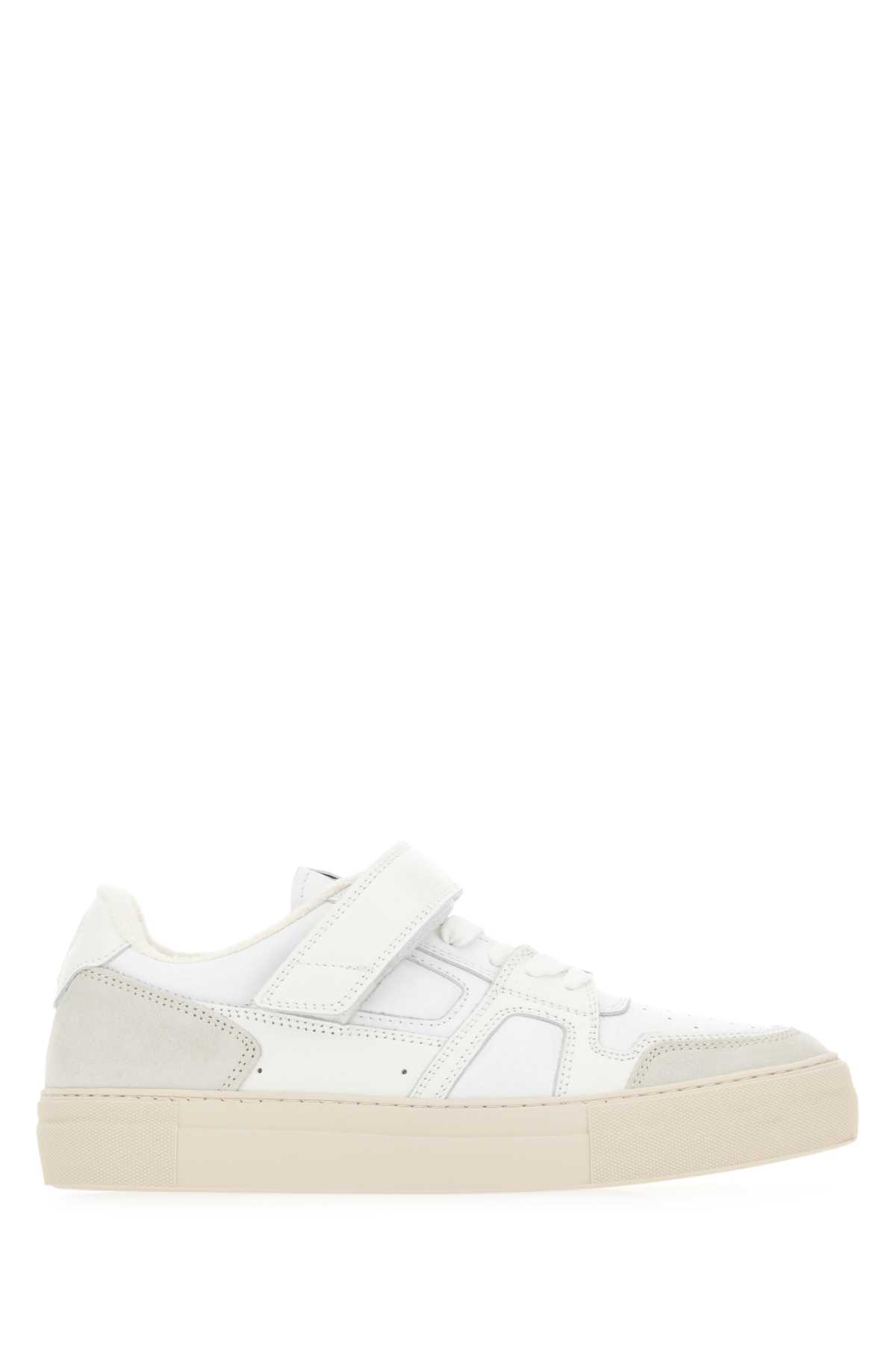 Two-tone Leather And Suede Ami Arcade Sneakers