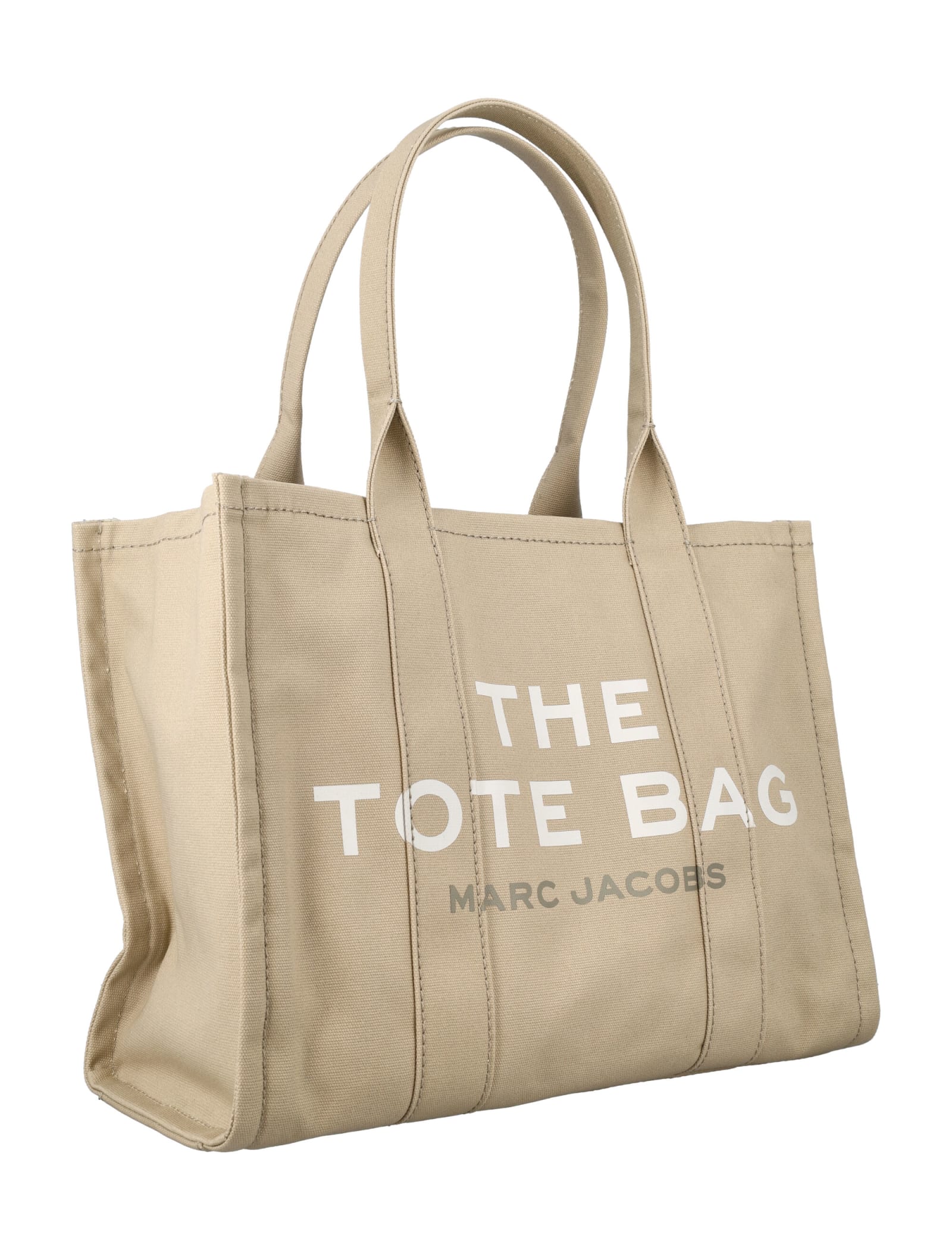 Shop Marc Jacobs The Large Tote Bag In Beige