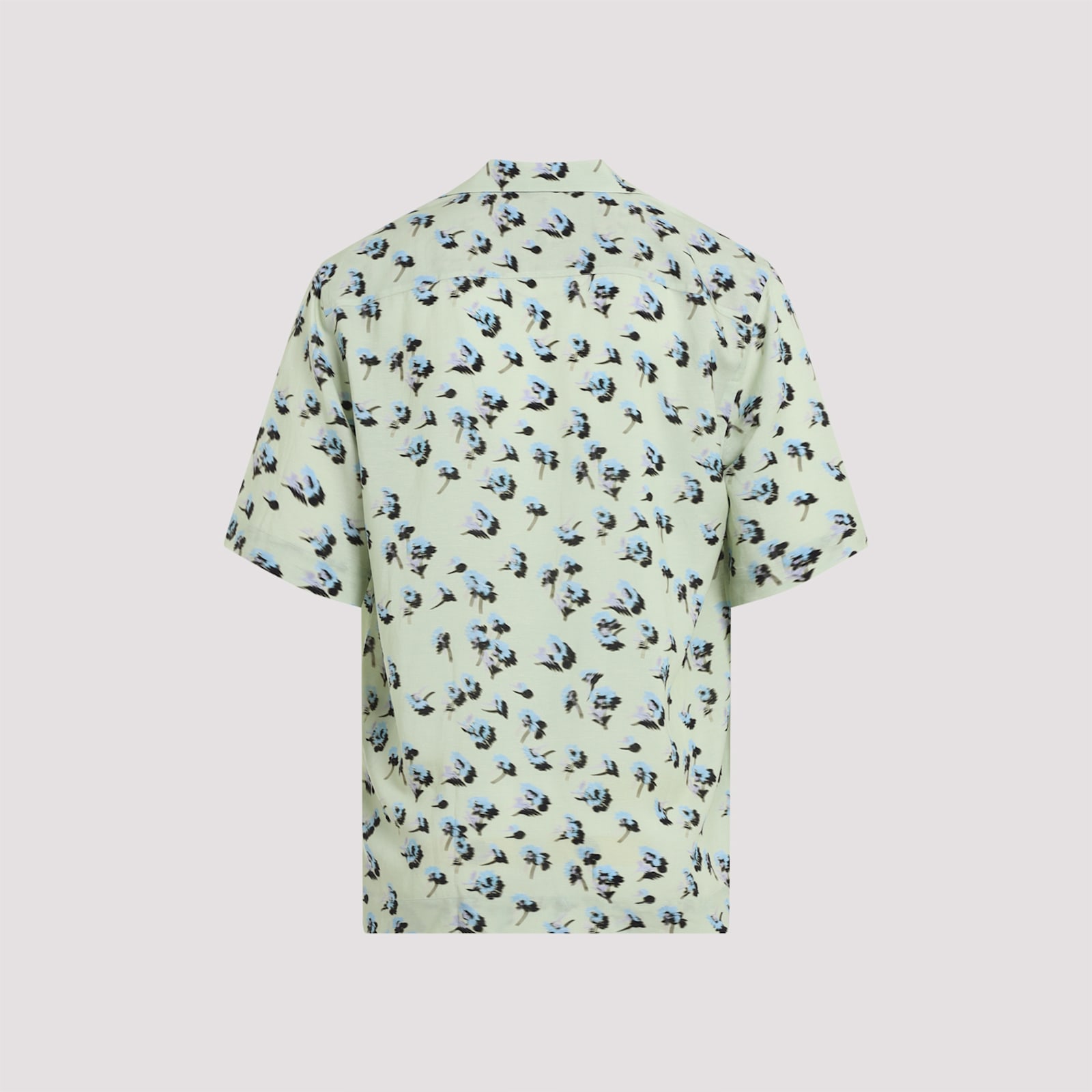 Shop Paul Smith S/s Regular Fit Shirt In Lime Green