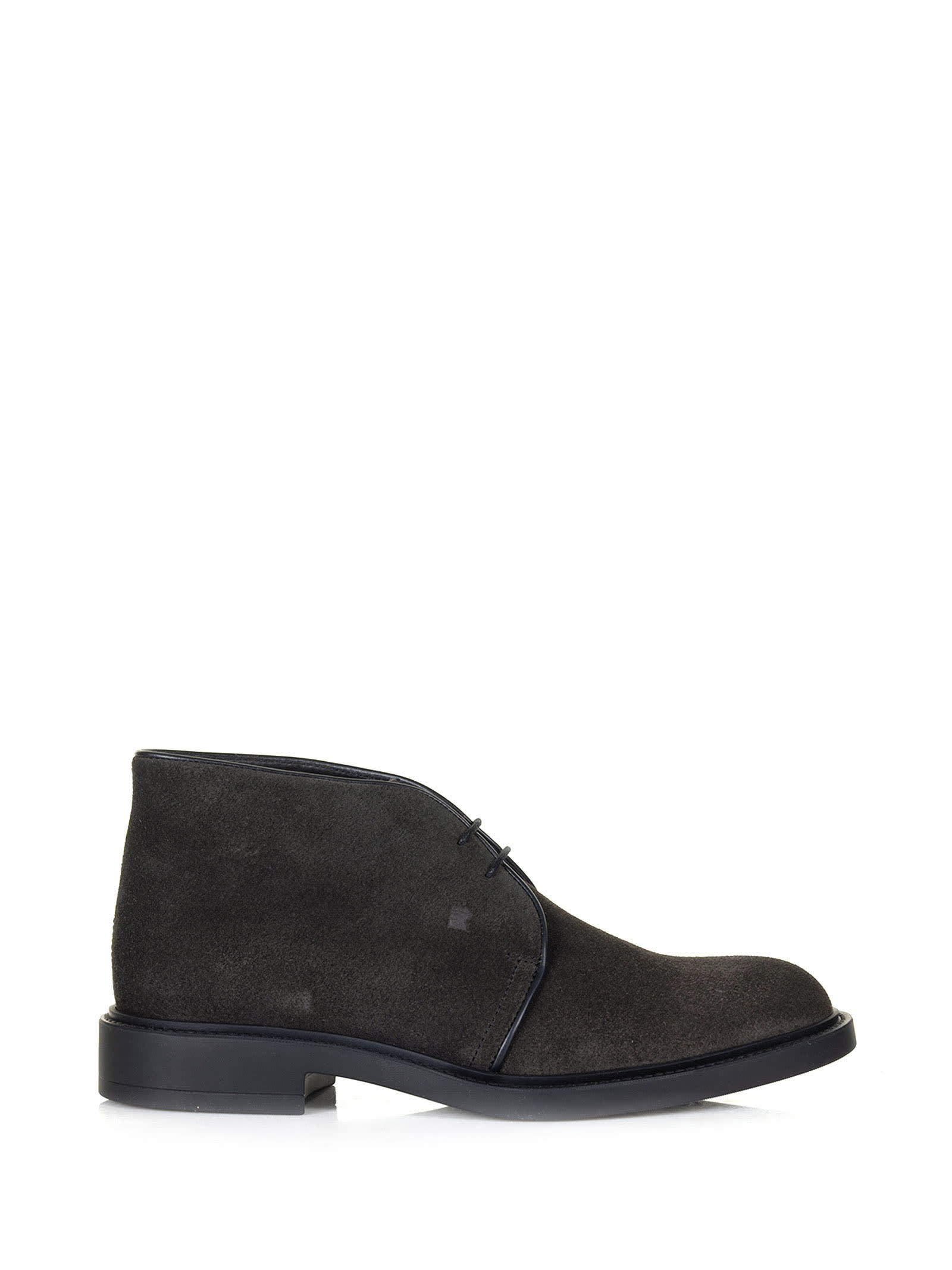 Anthracite Suede Ankle Boot