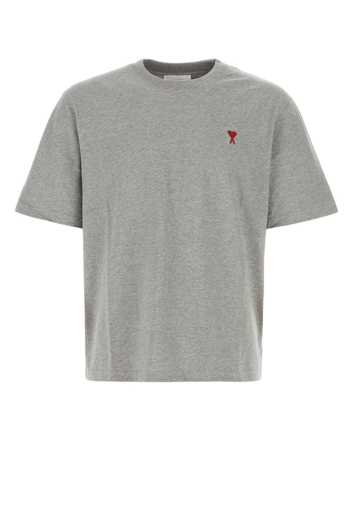 Melange Grey Cotton T-shirt