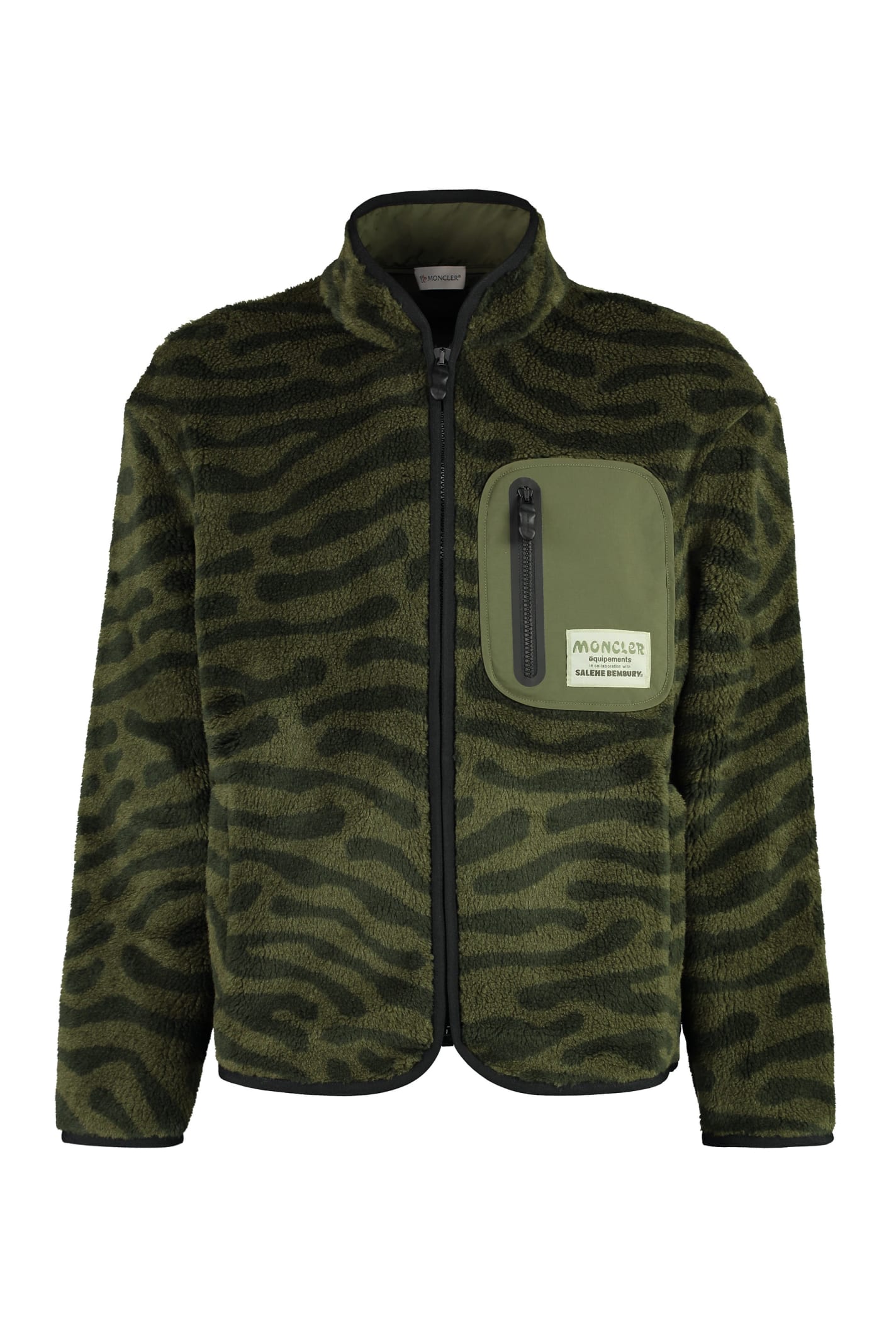 Shop Moncler Genius Moncler X Salehe Bembury - Fleece Sweatshirt In Green