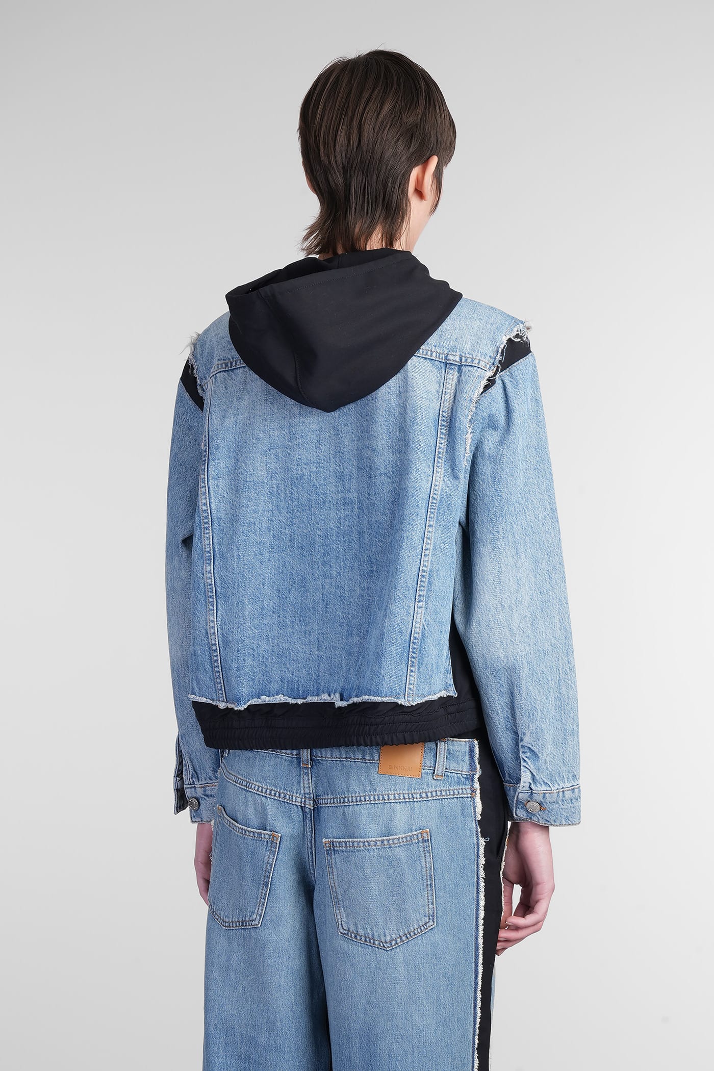 Simkhai Austin Denim Jackets In Blue Denim In Blue