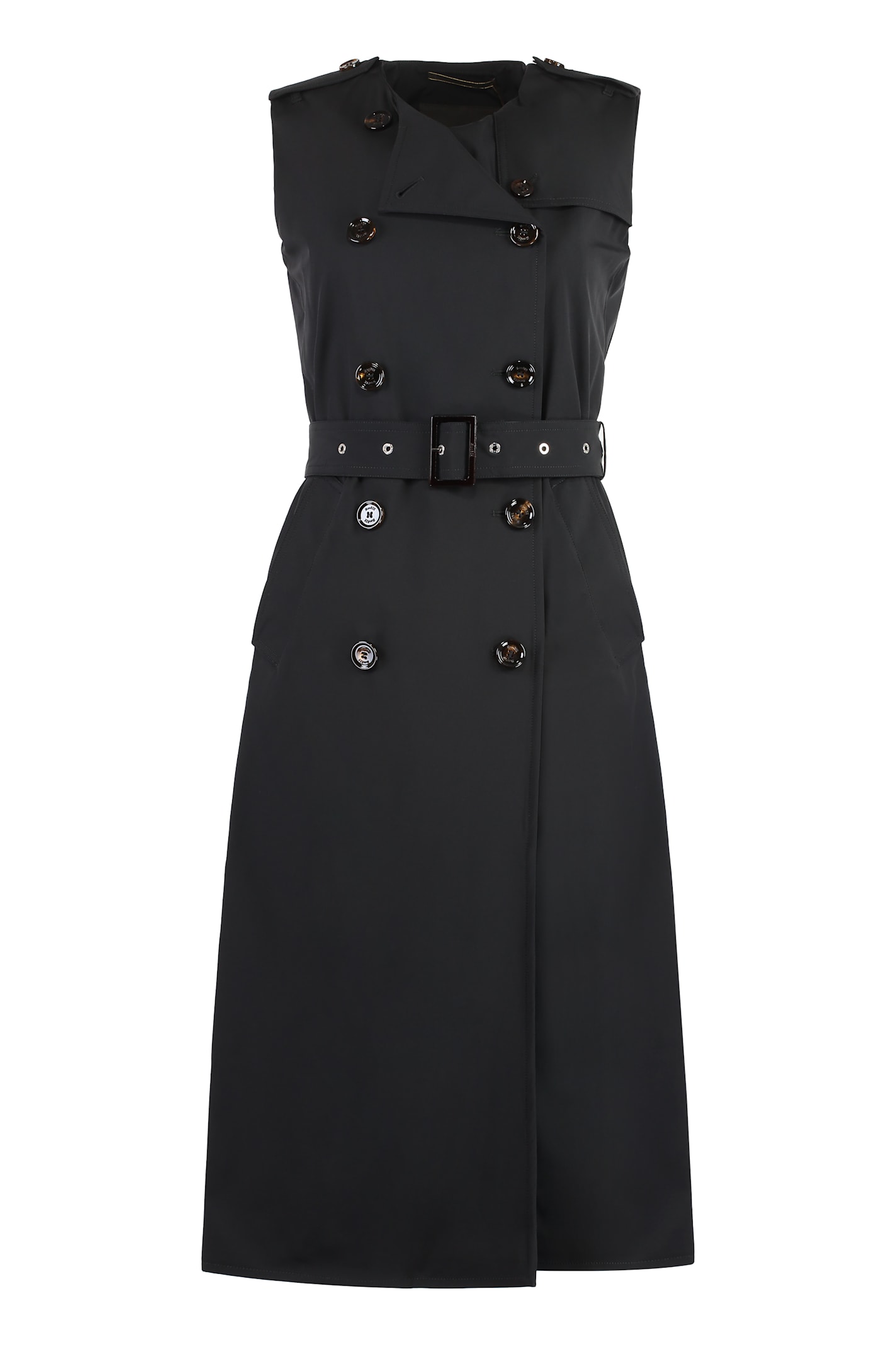 Techno Fabric Trench Coat
