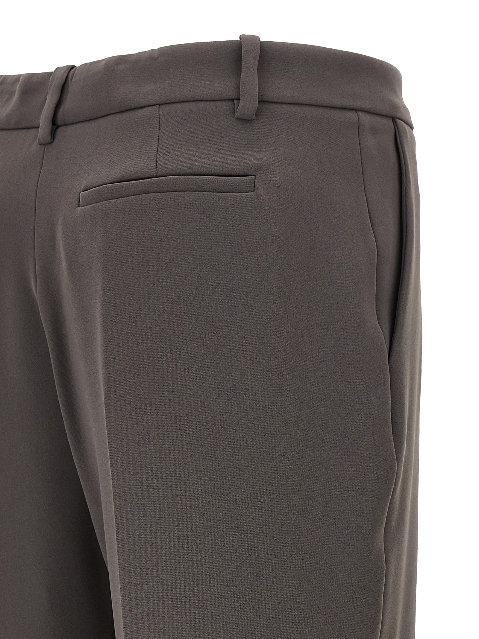 Shop P.a.r.o.s.h Poker24 Trousers In Gray